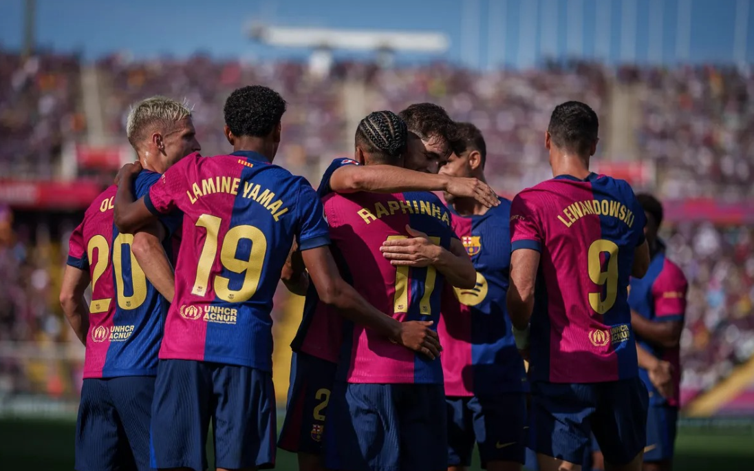 Alguns jugadors del FC Barcelona. FOTO: FC Barcelona