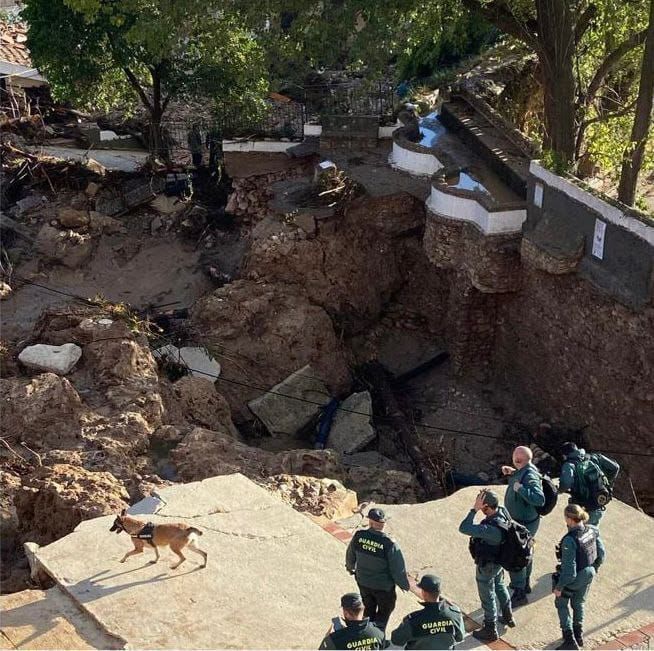 Un dels carrers de Letur, un dels pobles afectats per la DANA. FOTO: Cedida