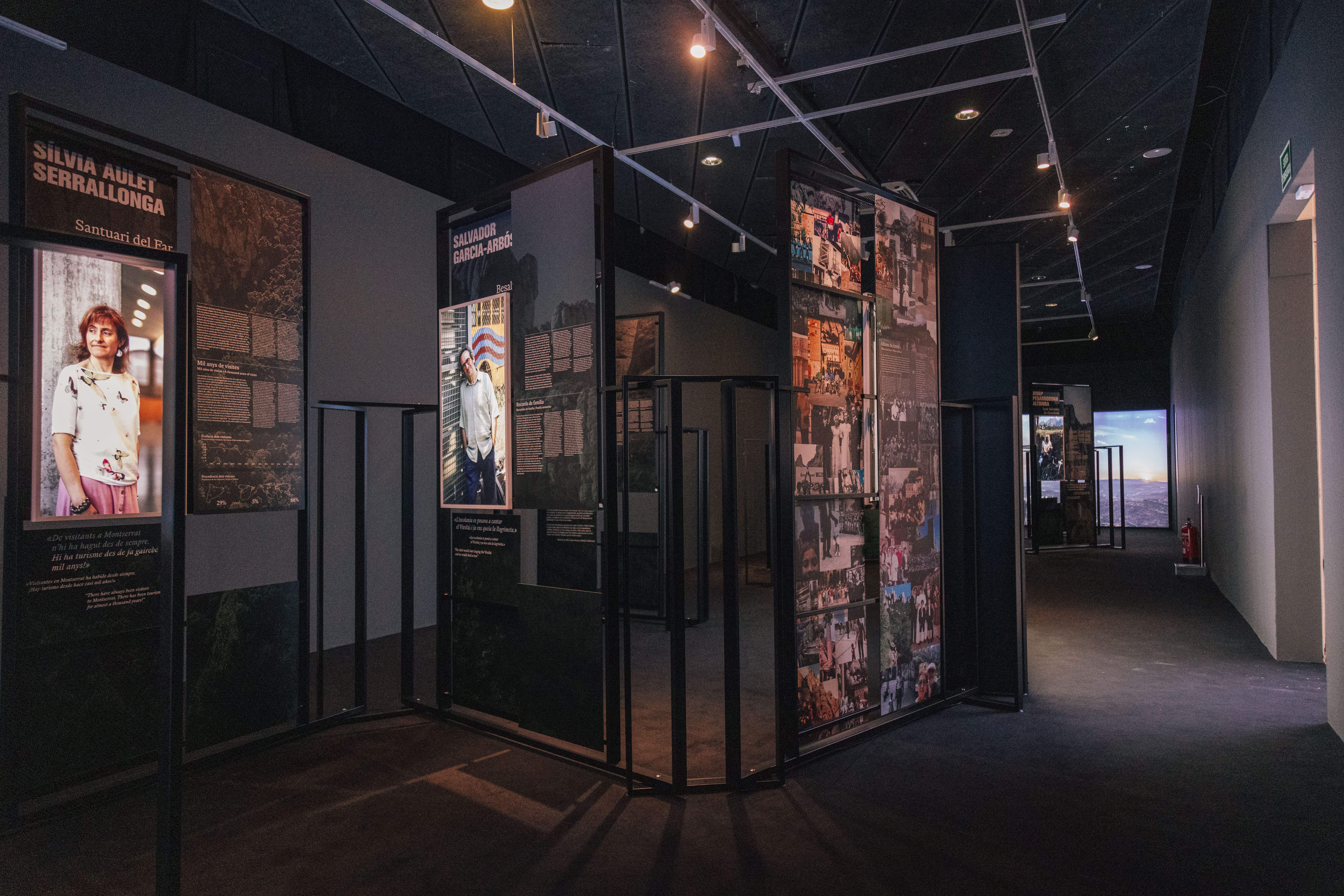 L'exposició planteja una mirada contemporània per a comprendre l'essència de Montserrat com a monestir i santuari. FOTO: Palau Robert