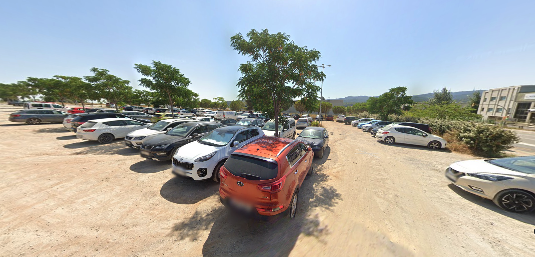 El Park & Ride a l'avinguda de Roquetes FOTO: Google Street View