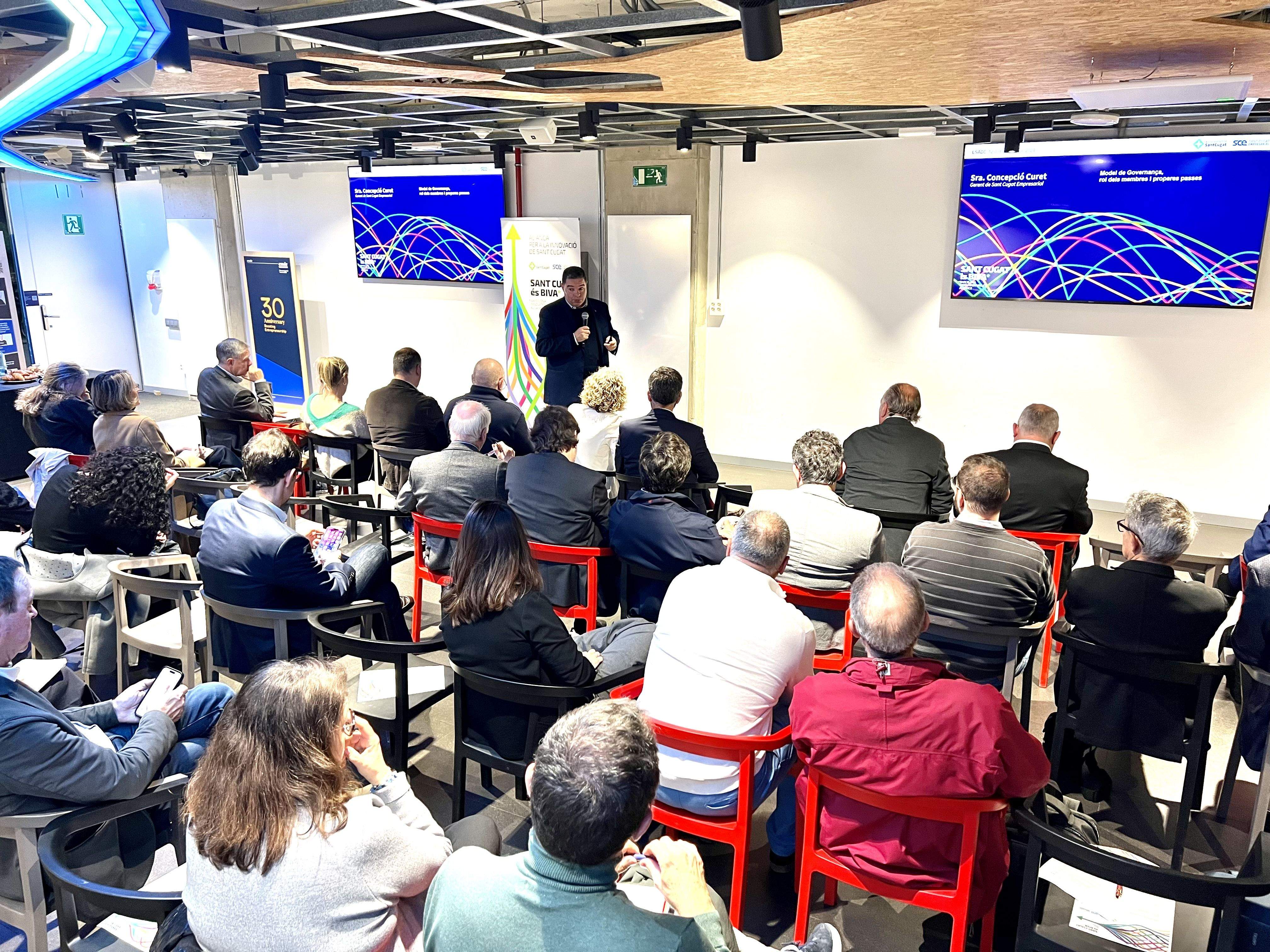 La primera trobada del Barcelona Innovation Valley Alliance (BIVA) FOTO: Ajuntament Sant Cugat