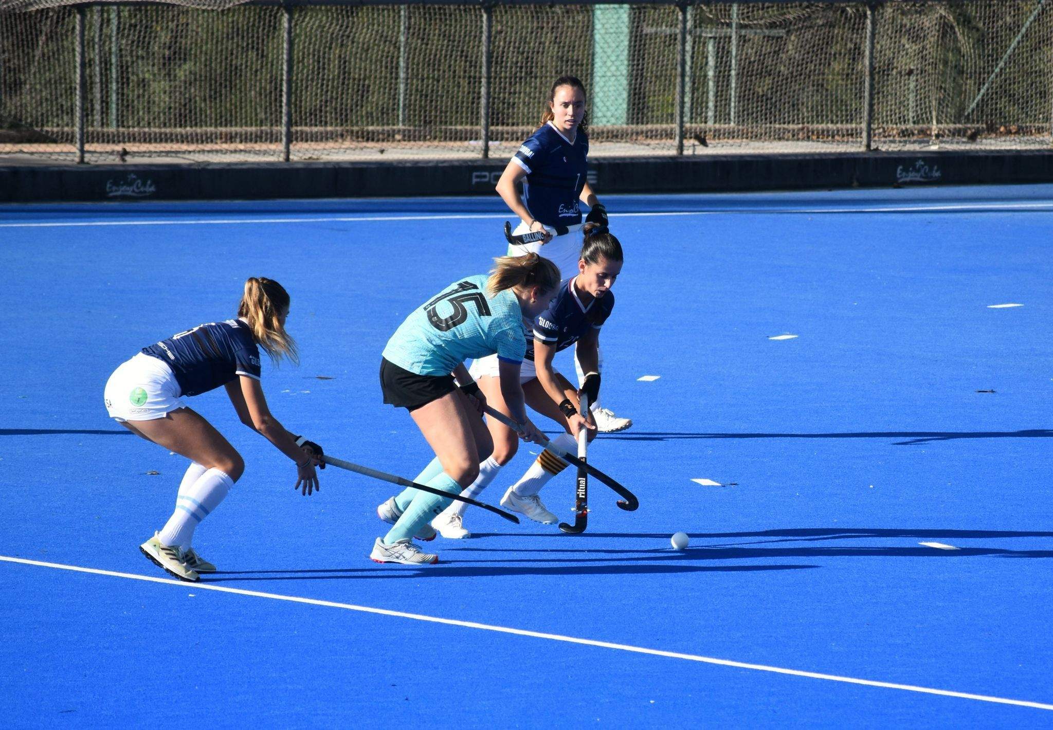 El Junior FC en un partit de la Divisió d'Honor d'aquesta temporada. FOTO: Lluna Fabregat