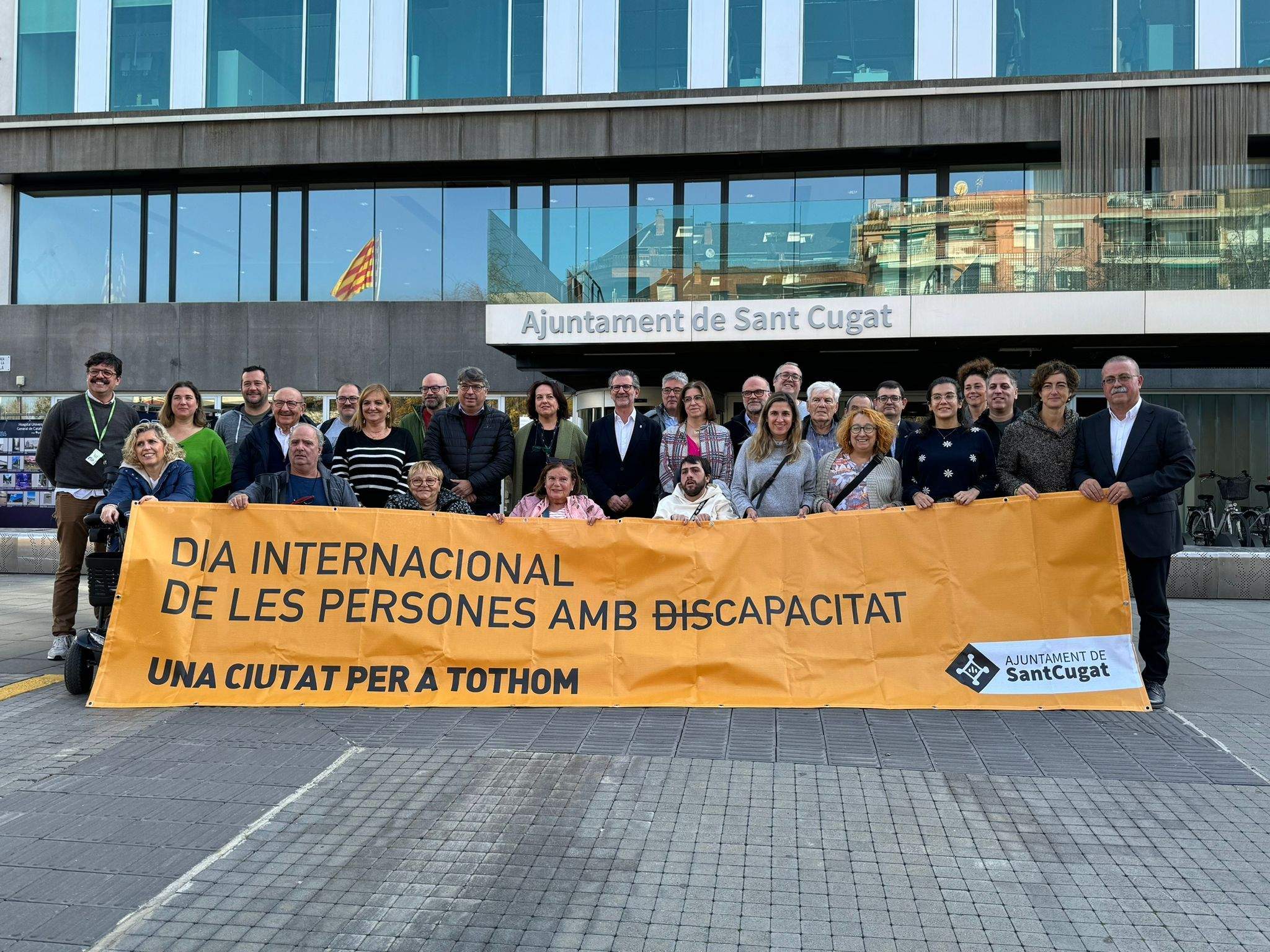 Presentació del programa d'actes del Dia Internacional de les persones amb Discapacitat. FOTO: TOT Sant Cugat