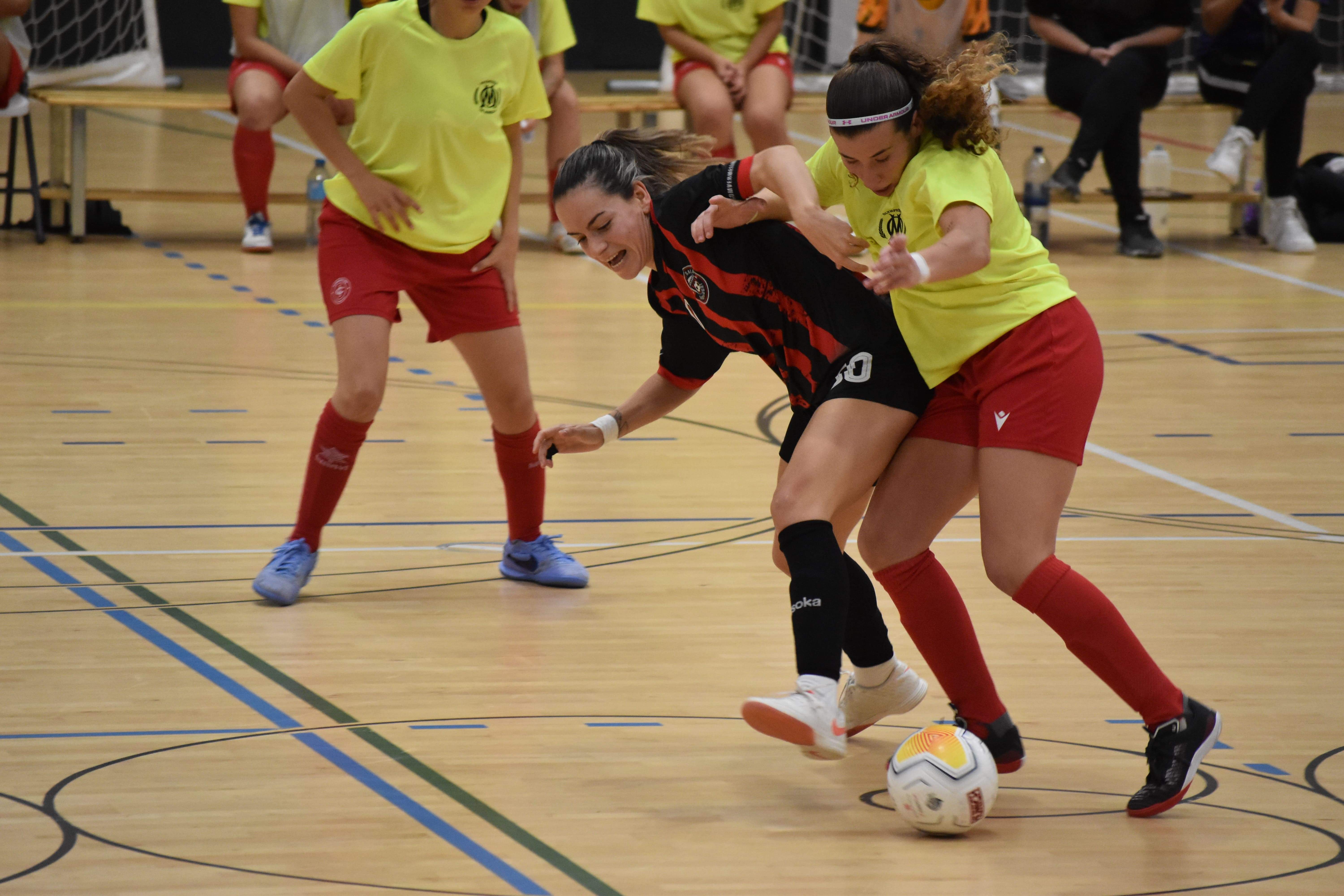 El Sant Cugat Futbol Sala apallissa el Cal Sagraire Almacelles. FOTO: Lluna Fabregat