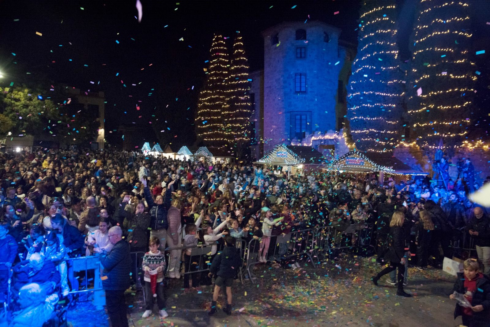 Encesa de Llums de Nadal a Sant Cugat. FOTO: Bernat Millet (TOT Sant Cugat)