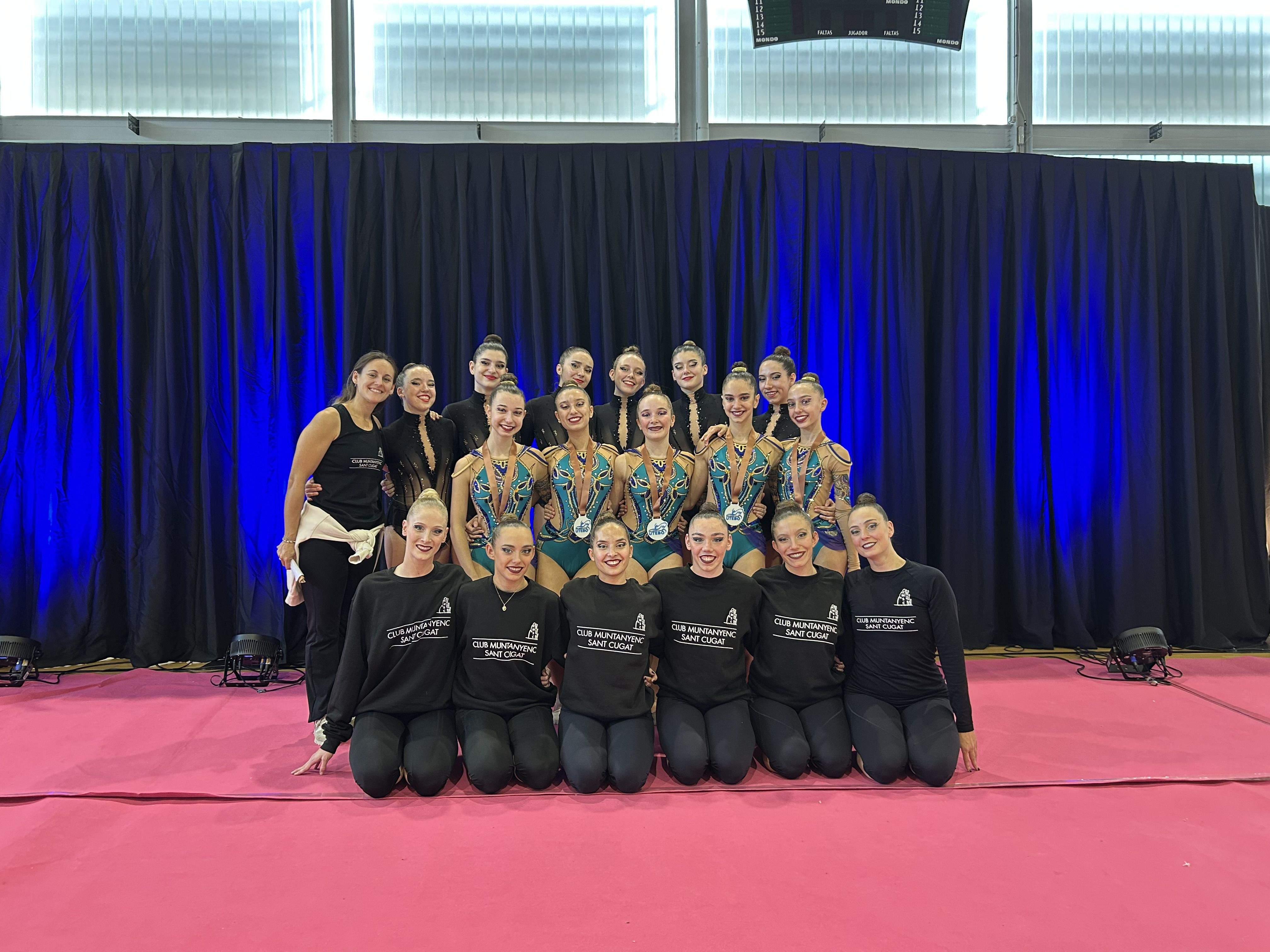 Gimnàstica Rítmica del Club Muntanyenc. FOTO: Club Muntanyenc Sant Cugat