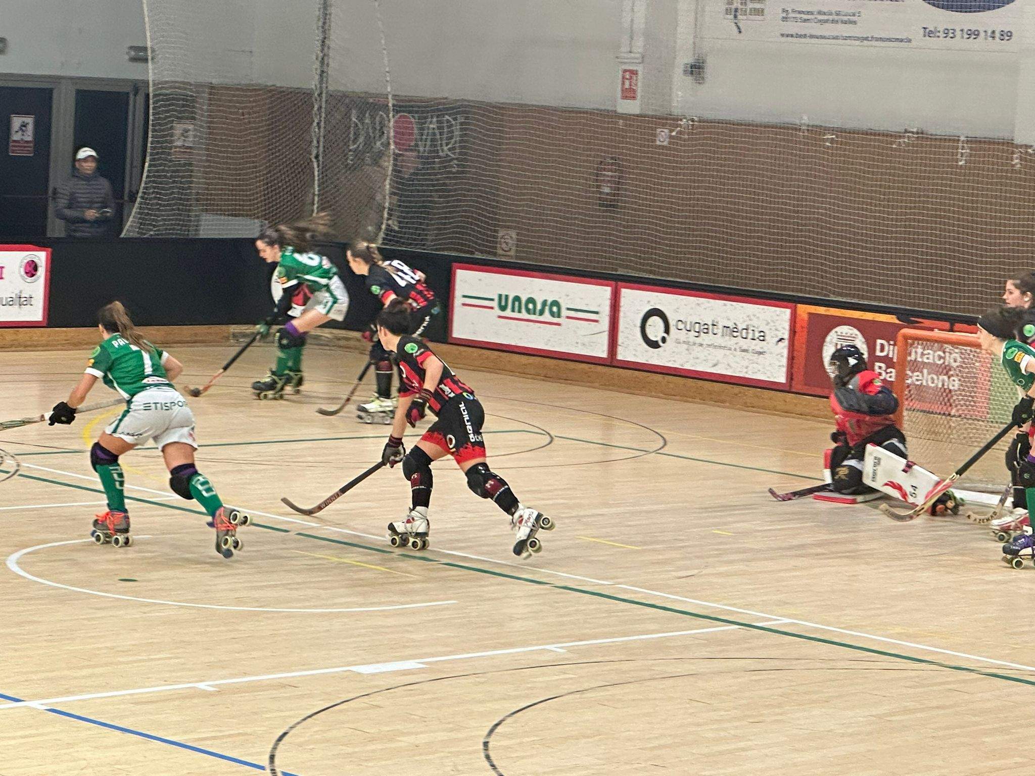 L'Oxigen PHC Sant Cugat venç el Cerdanyola Club d'Hoquei. FOTO: Lluna Fabregat