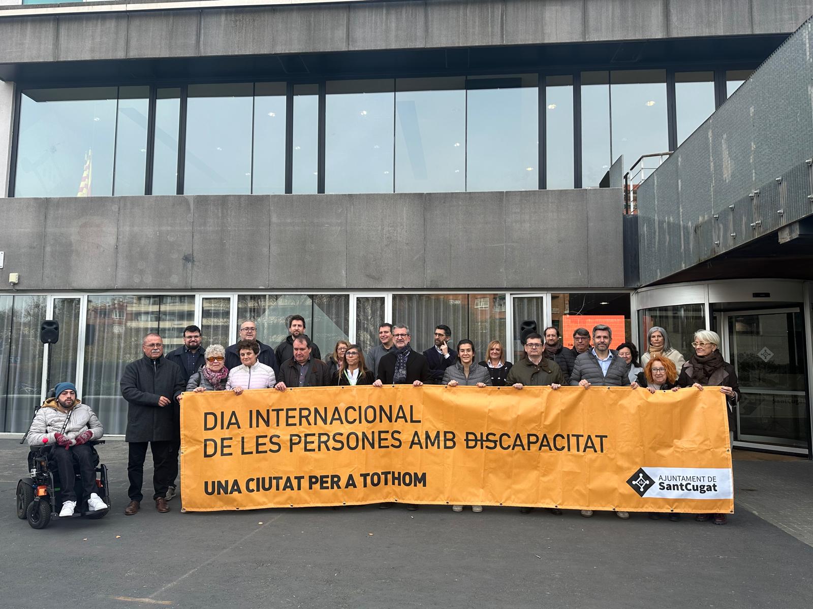 Acte institucional del Dia Internacional de les Persones amb Discapacitat. FOTO: Lluna Fabregat