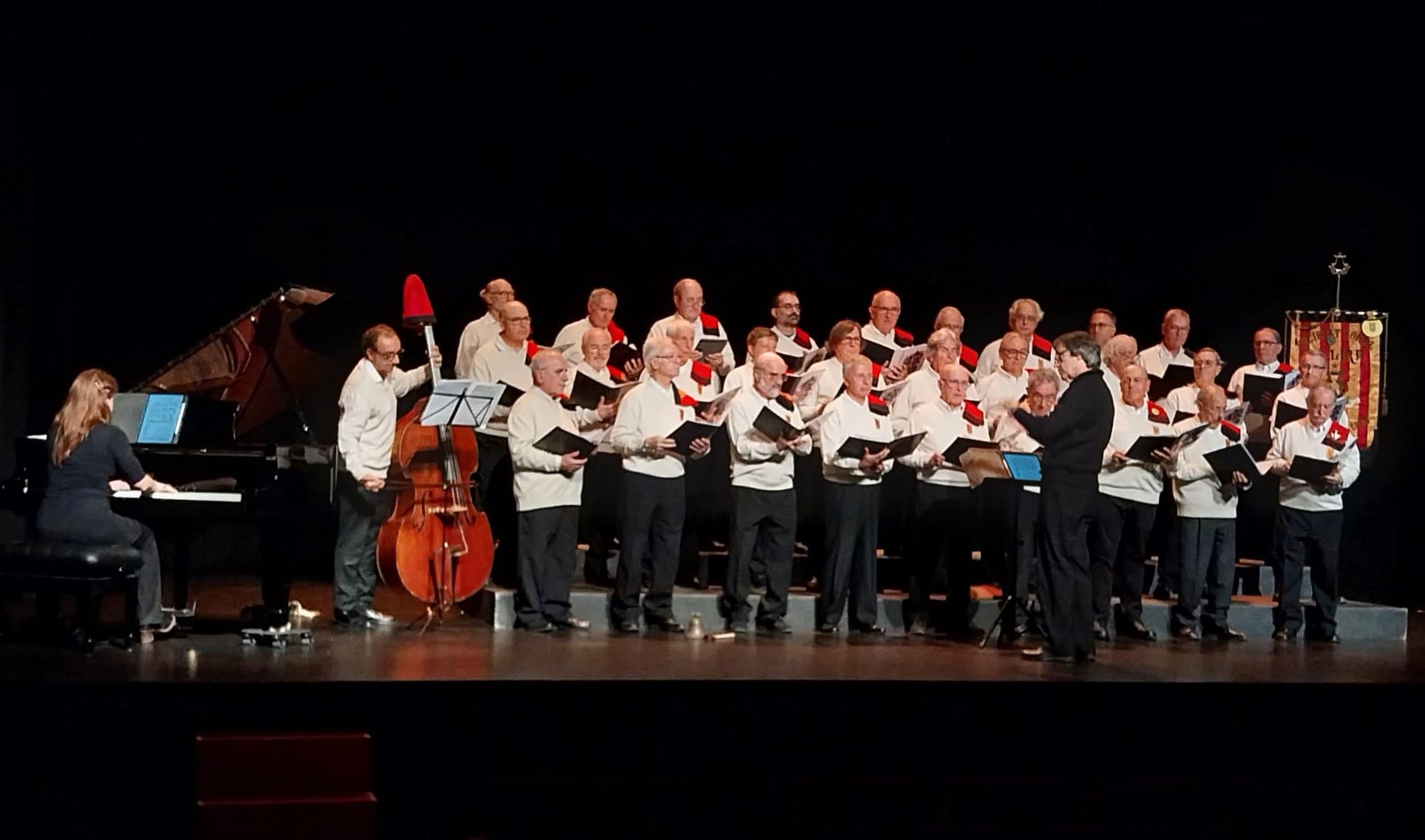 La Societat Coral La Lira a l'Hospitalet de l'Infant. FOTO: Societat Coral La Lira