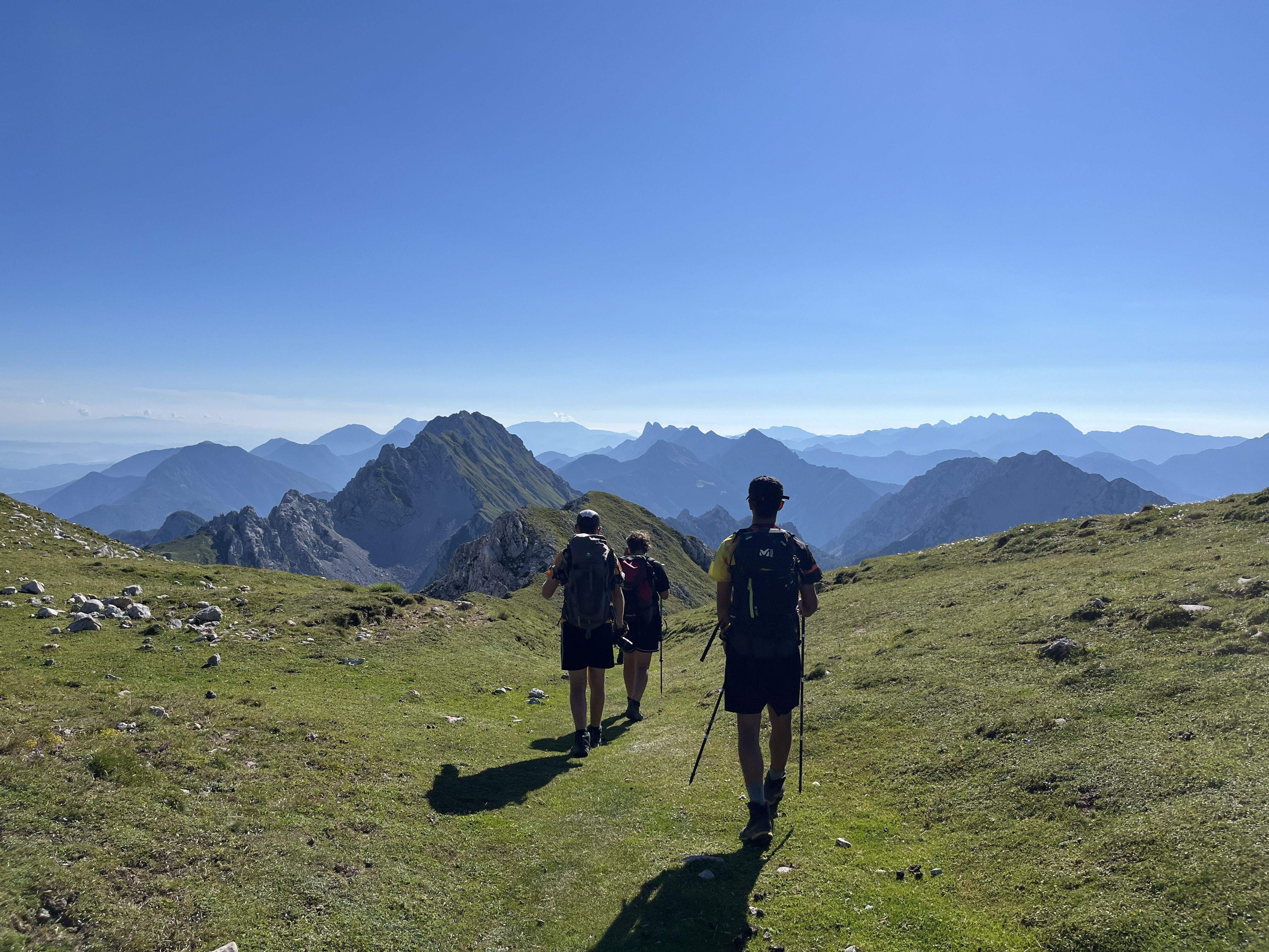 Treking pels Alps Julians · Via alpina purple (Eslovènia) FOTO: Monica Mestres Patris