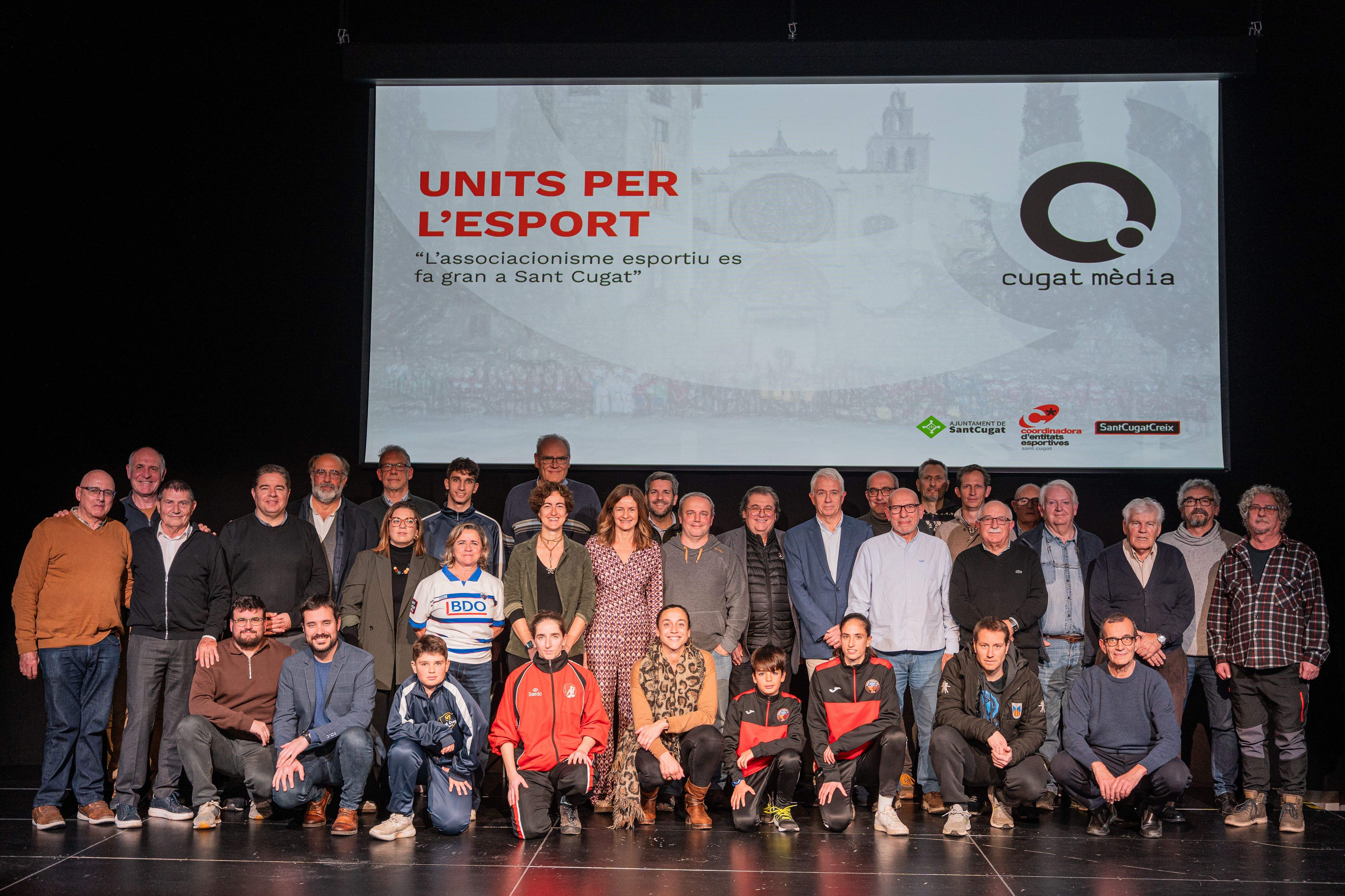 L'esport santcugatenc en l'acte Units per l'Esport de Cugat Mèdia. FOTO: Marc Asensio (Cugat Mèdia)