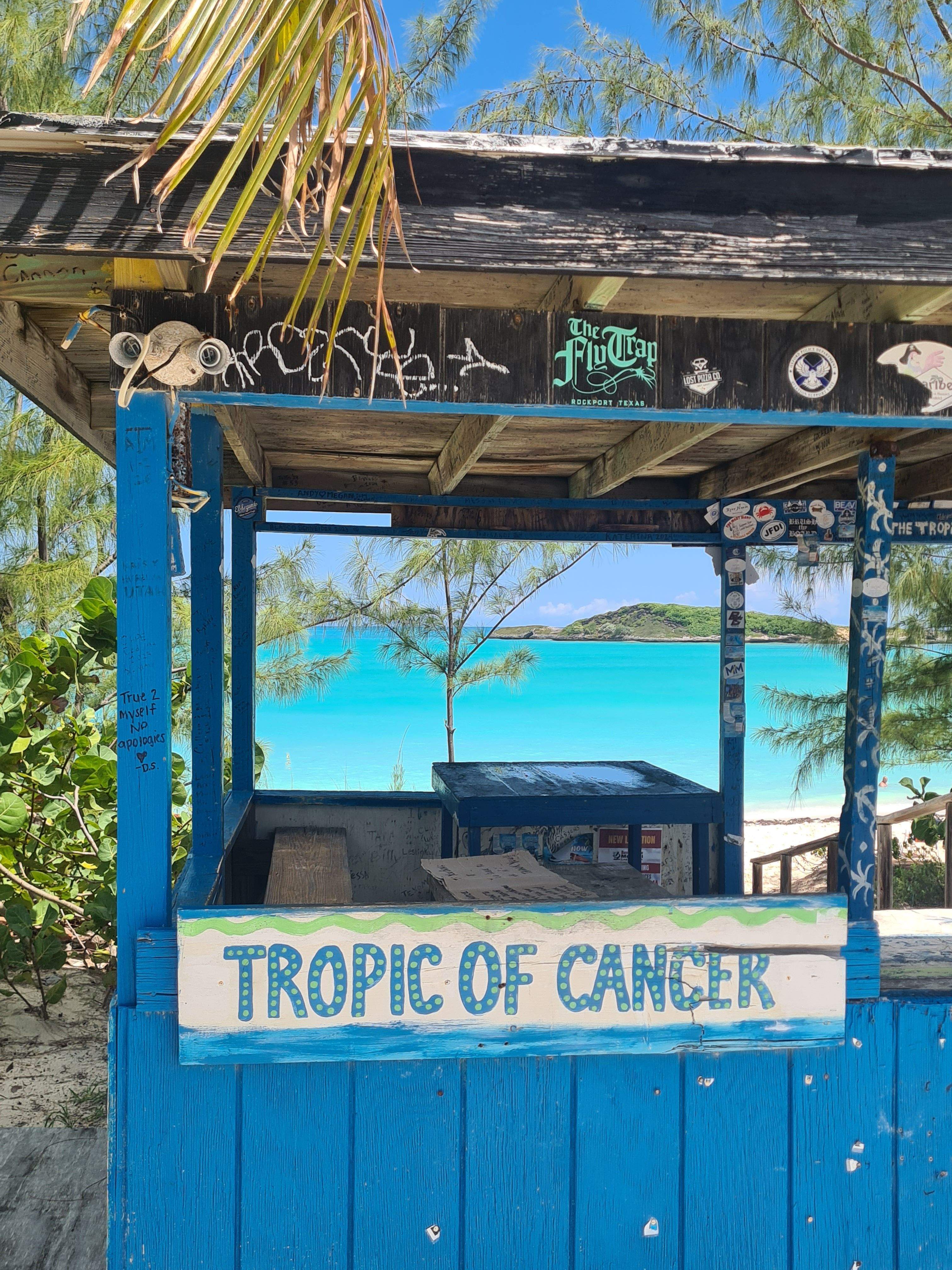Chiringuito en el paraíso · Exuma, Bahamas FOTO: Luis Esteban Kockovic 