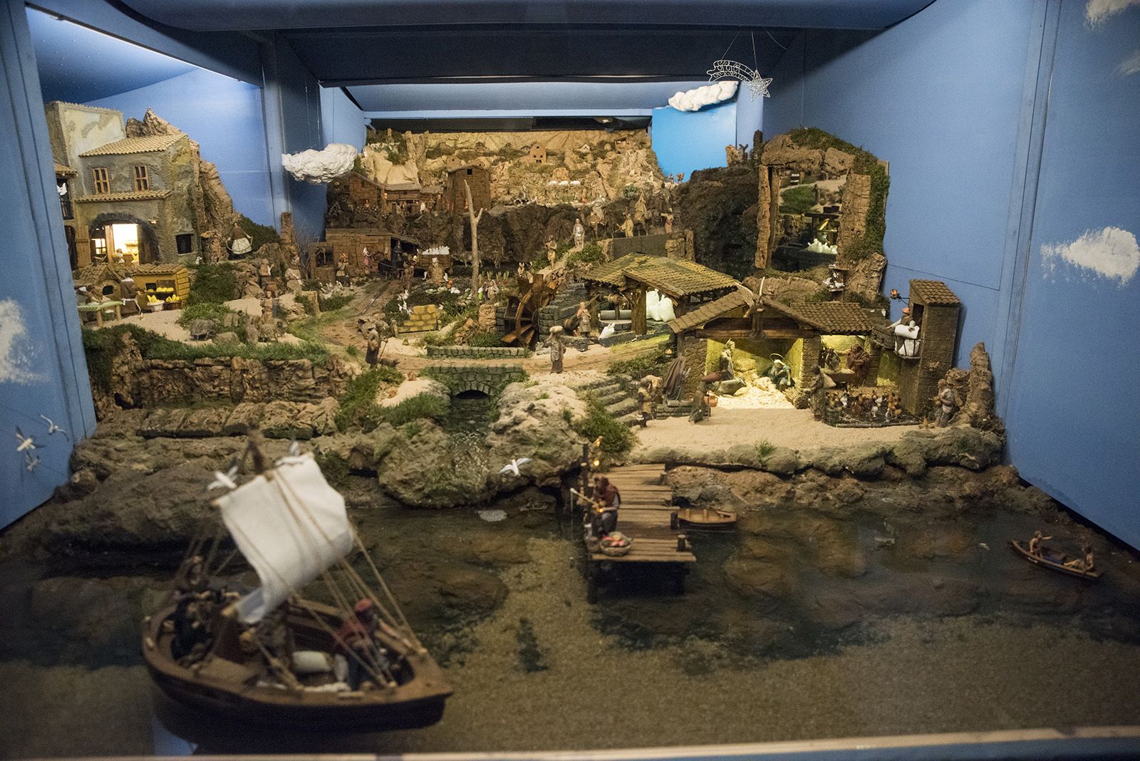 Pessebre del Carrer de Sant Jordi 7. FOTO: Bernat Millet.