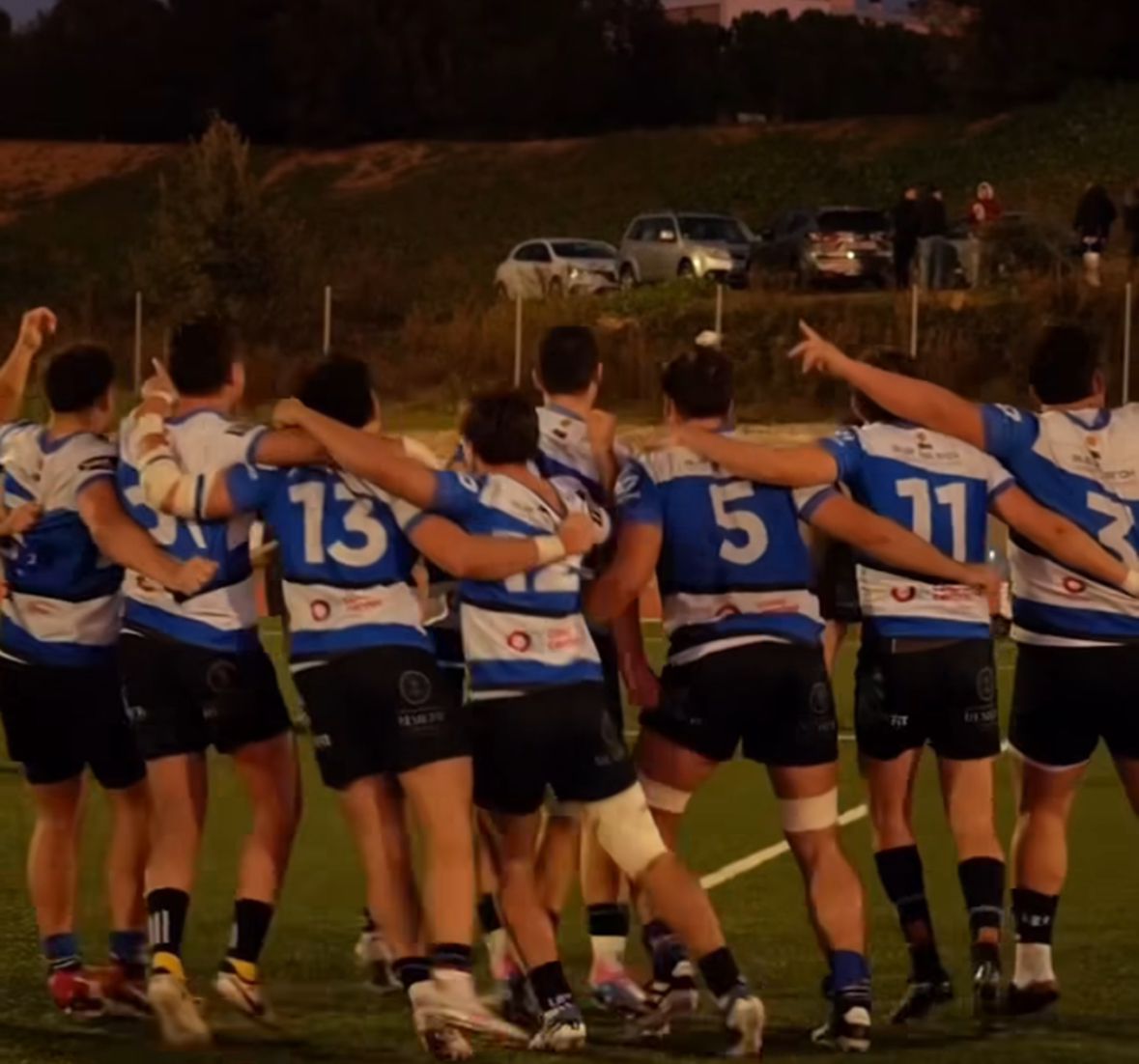 Celebració del Club Rugby Sant Cugat. FOTO: @rugbysantcugat