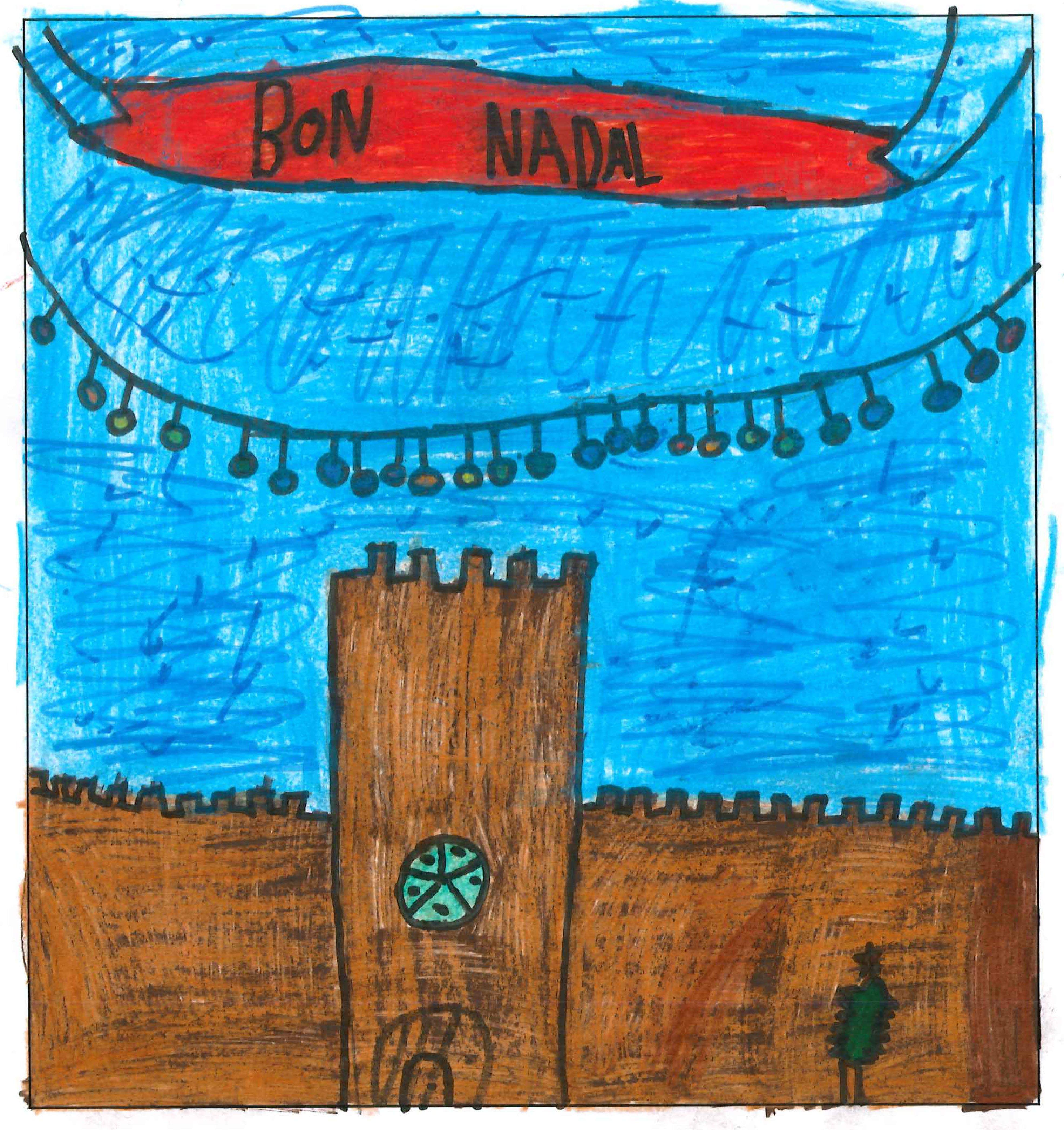 Postal de l'Escola Gerbert d'Orlhac del concurs del TOT Sant Cugat 