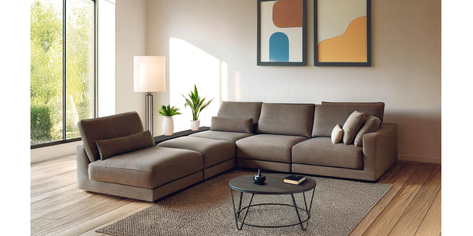 Sofàs d'alta gamma a mida a Ocre Barcelona (Sant Cugat). FOTO: Cedida