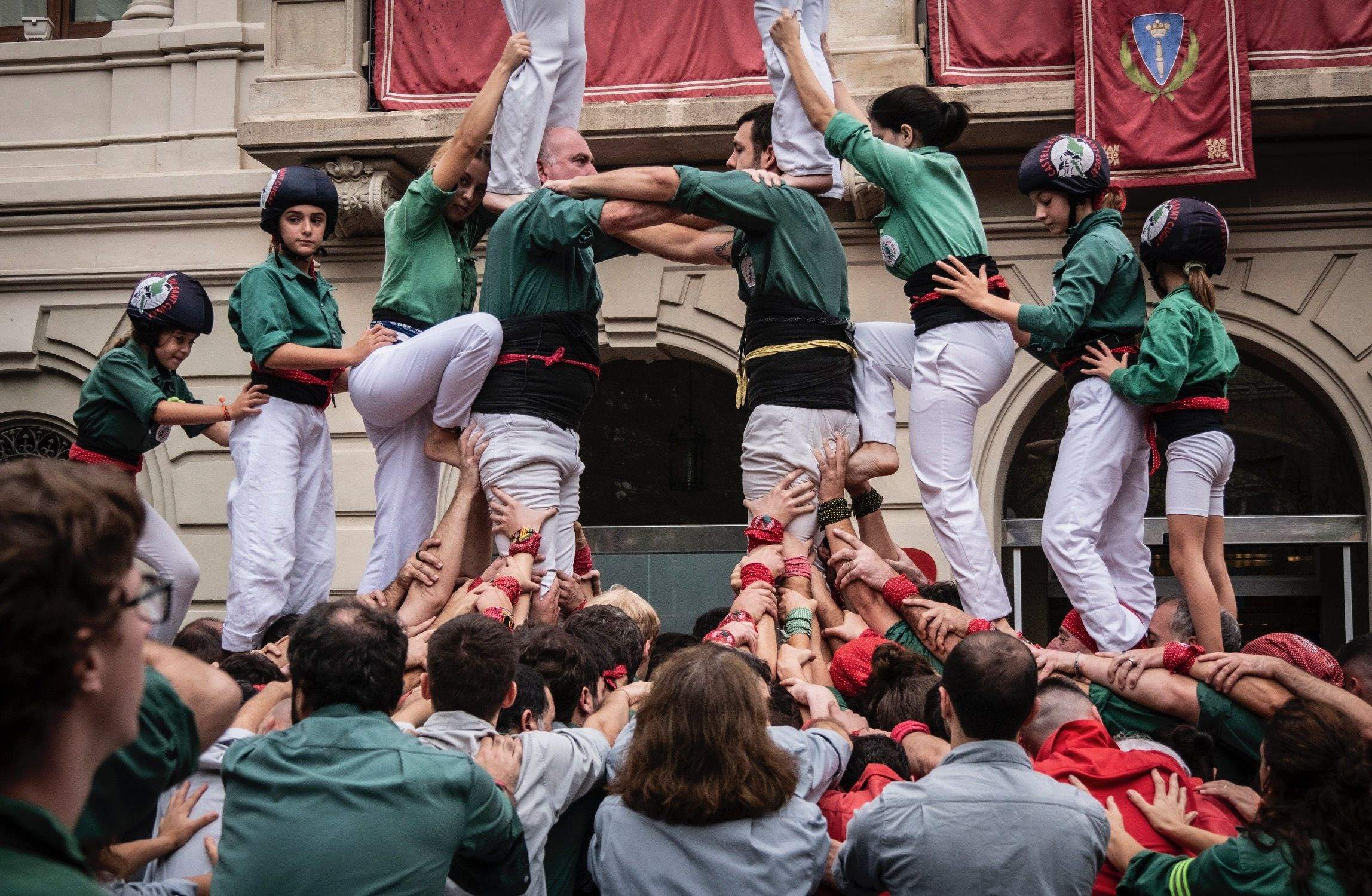 Catellers de Sant Cugat. FOTO: Cedida