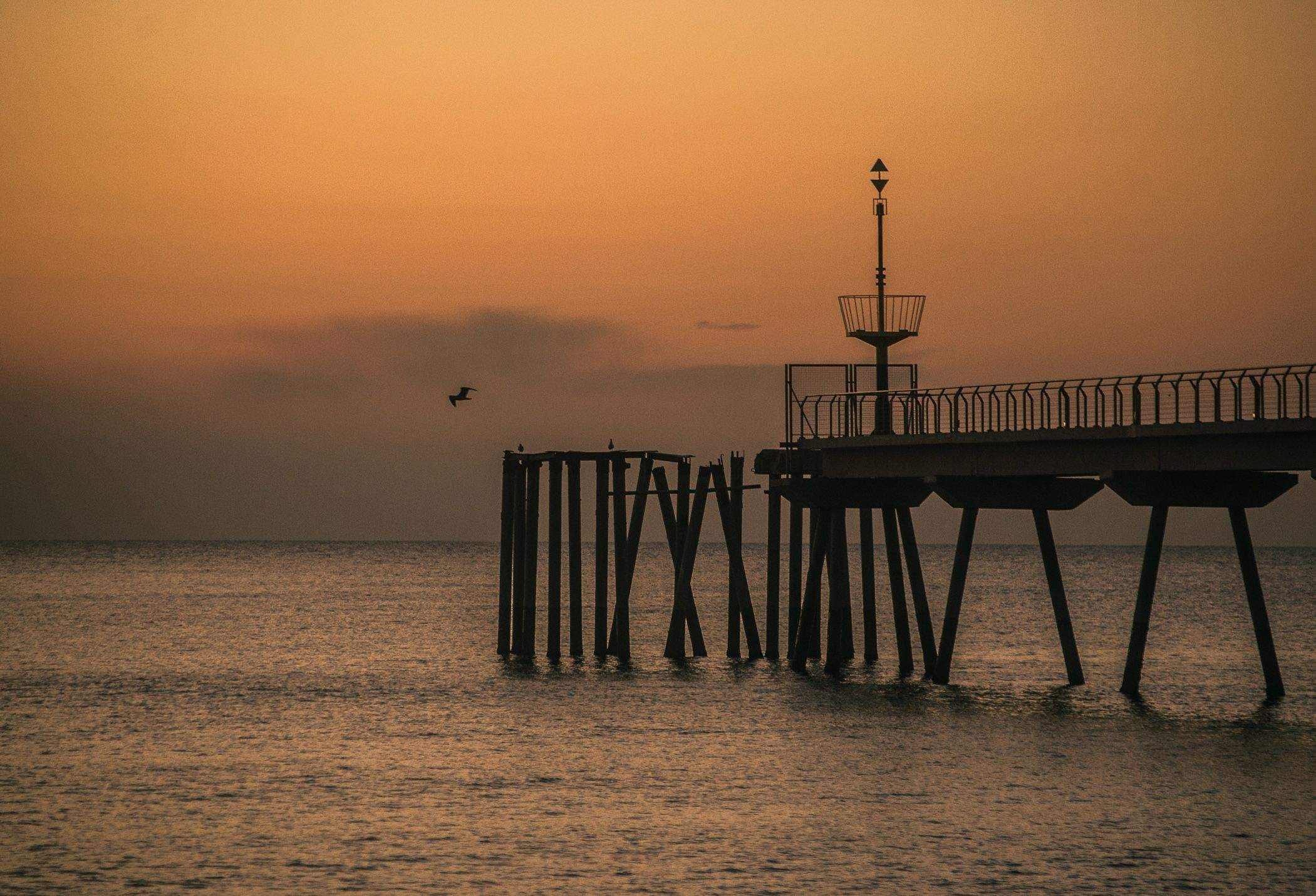 Un nuevo amanecer · Puente del Petróleo, Badalona FOTO: Miqueas Ariel Doriggoni Díaz