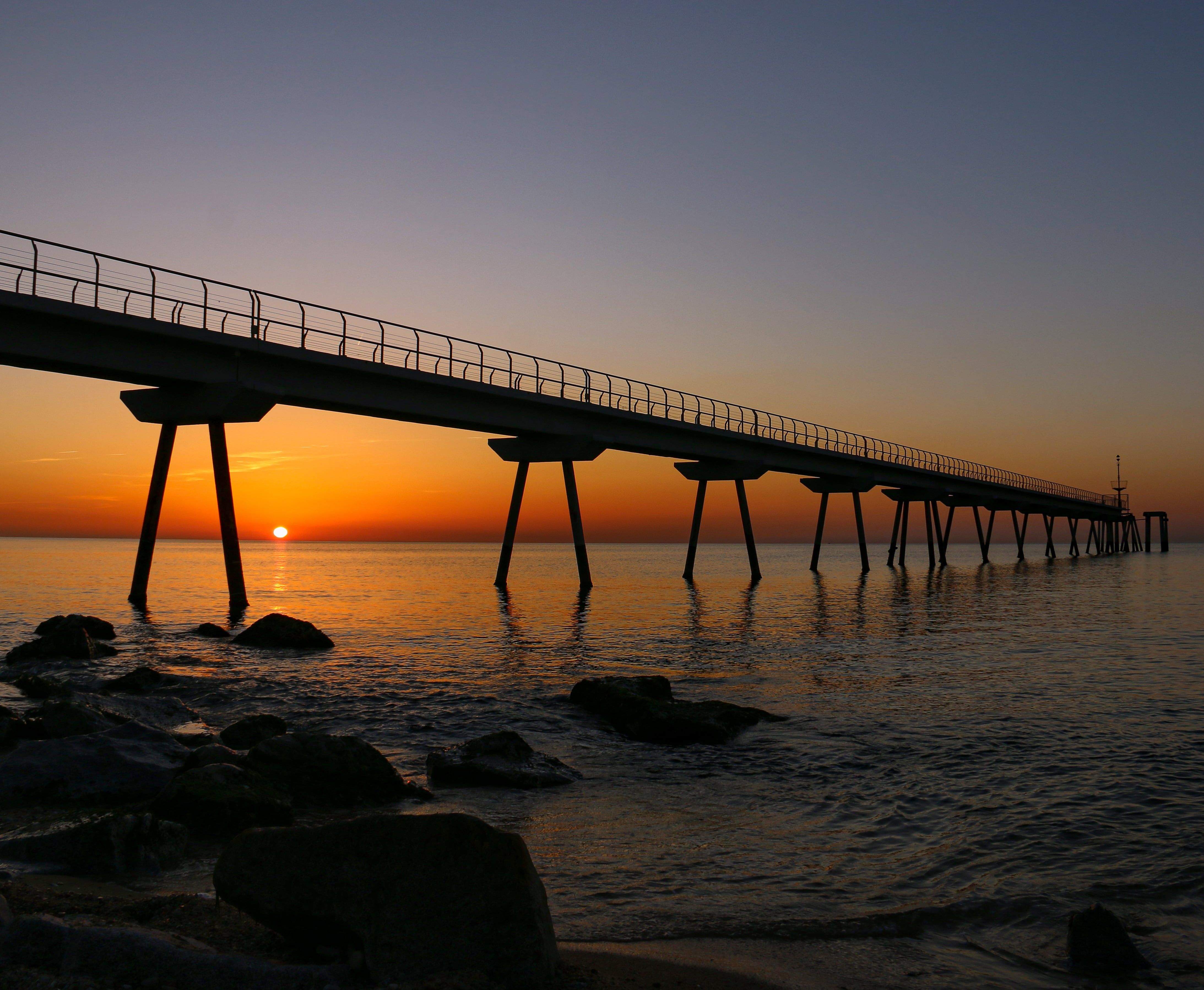 Quan comença el dia · Badalona FOTO: Ana Quintanilla