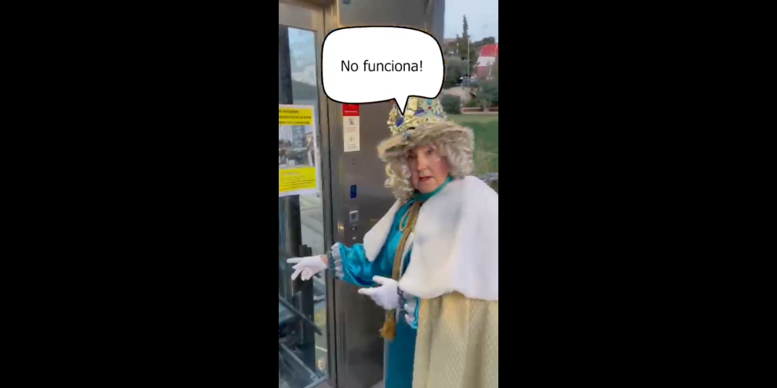 Captura de pantalla del vídeo en questió.