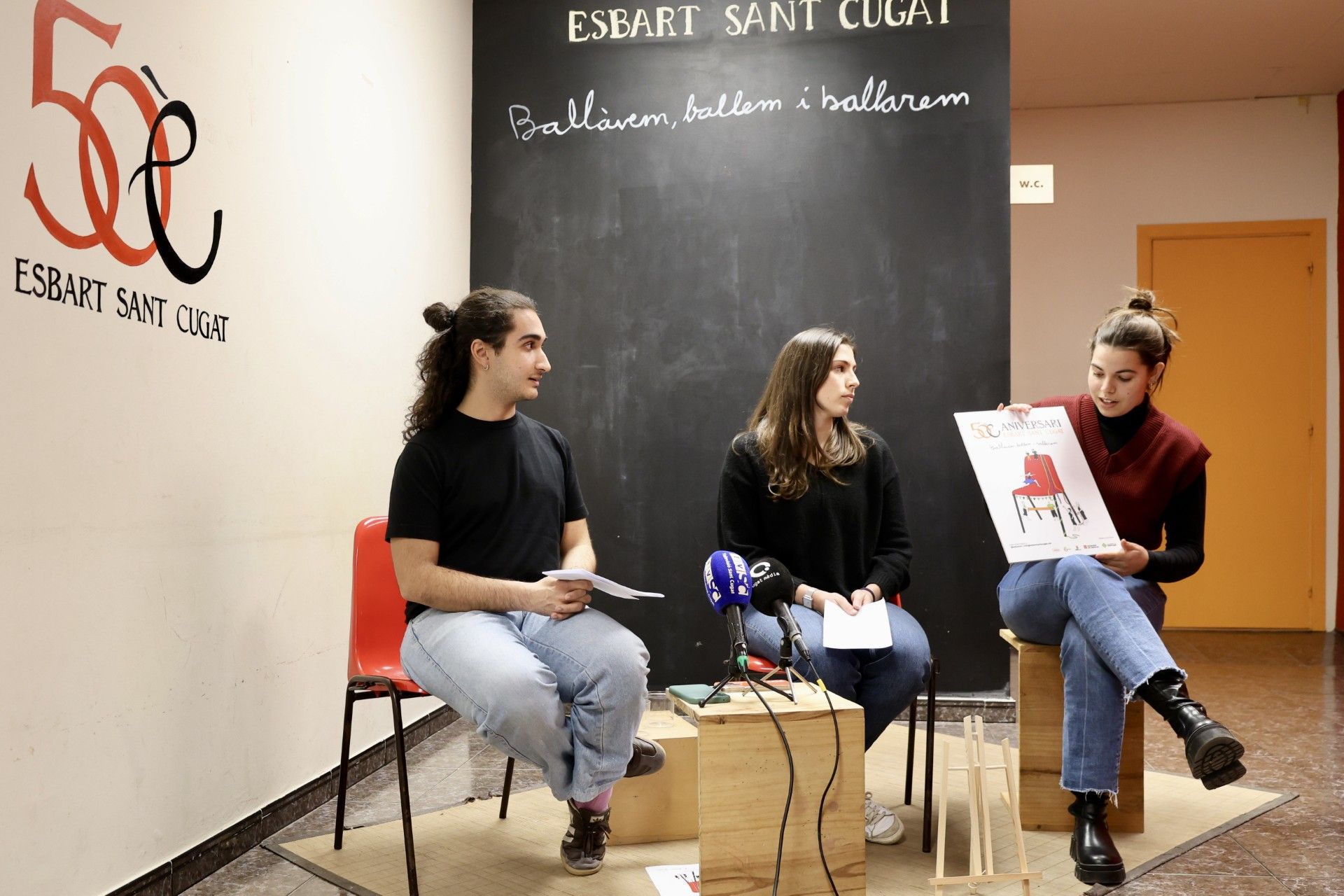 D'esquerra a dreta: Isaac Ballester, Magda Montoro i Aina Sans. FOTO: Cedida