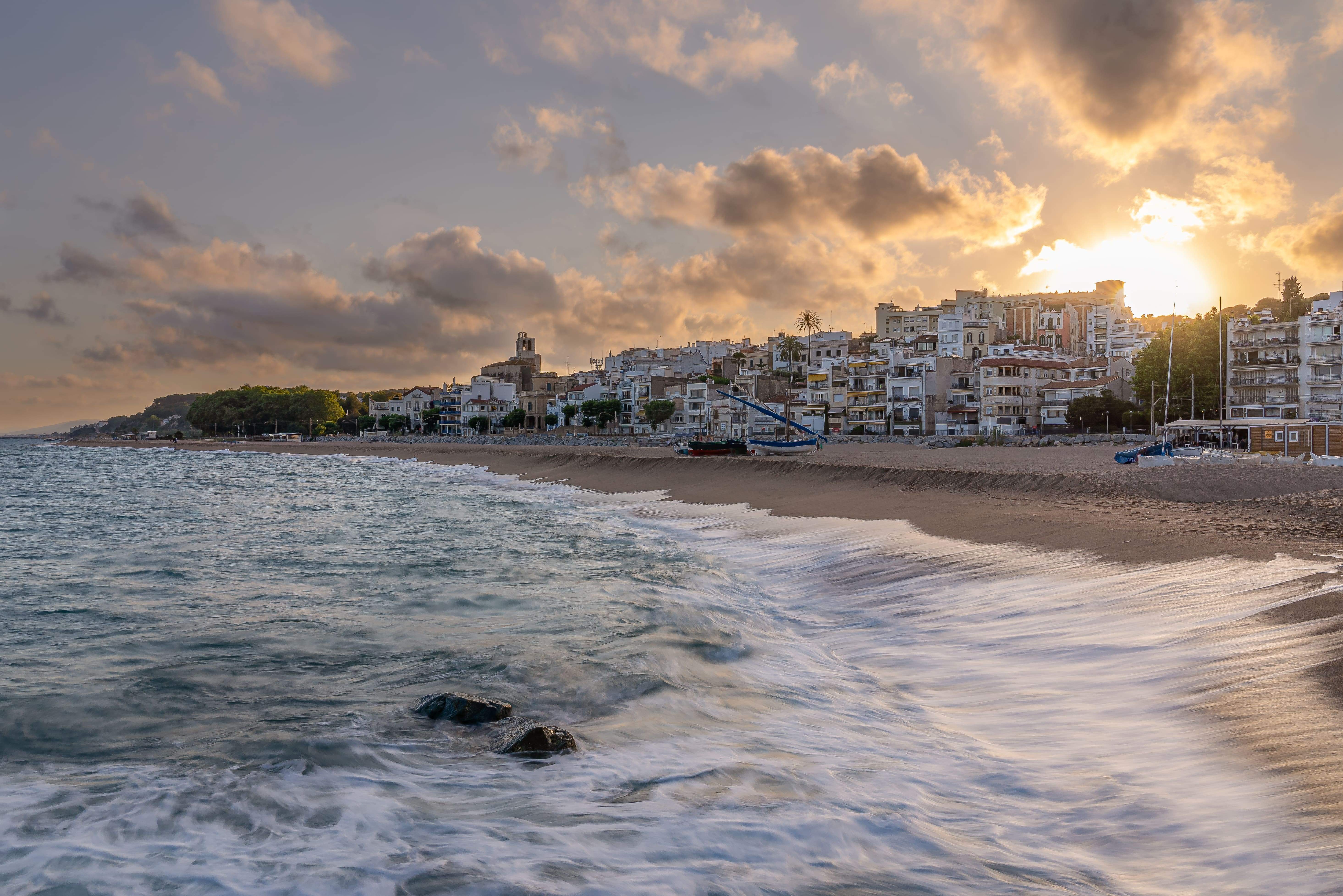 Vespre a la platja · Sant Pol de Mar FOTO: Marc Combellack Carbonell