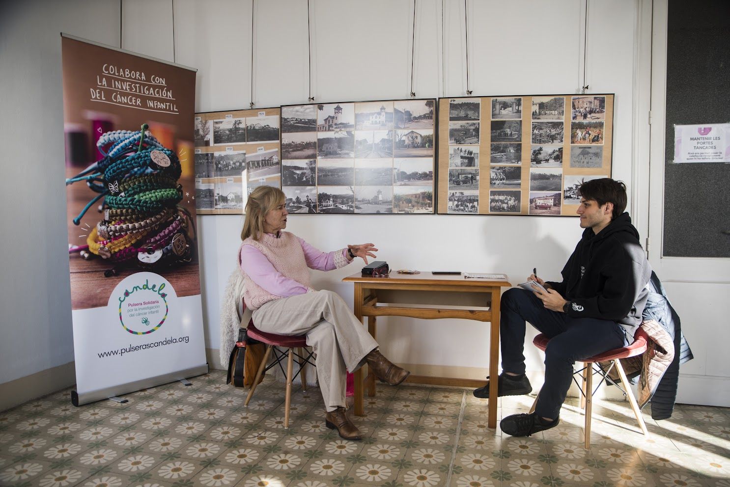 Entrevista a Carmen Blanco, membre associació. FOTO: Bernat Millet
