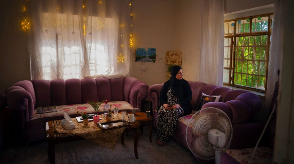 Una fotografia de l'exposició 'La resistència invisible. Dones palestines contra l'ocupació' d'Ester Pérez. FOTO: Ester Pérez