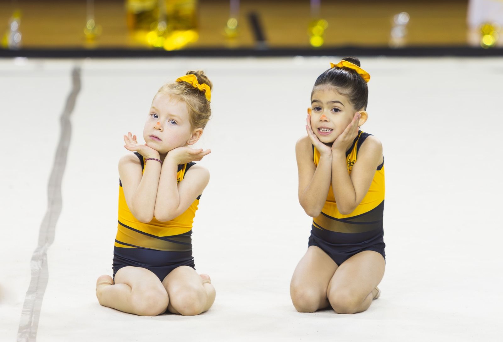 Petites gimnastes. FOTO: Club Muntanyenc Sant Cugat