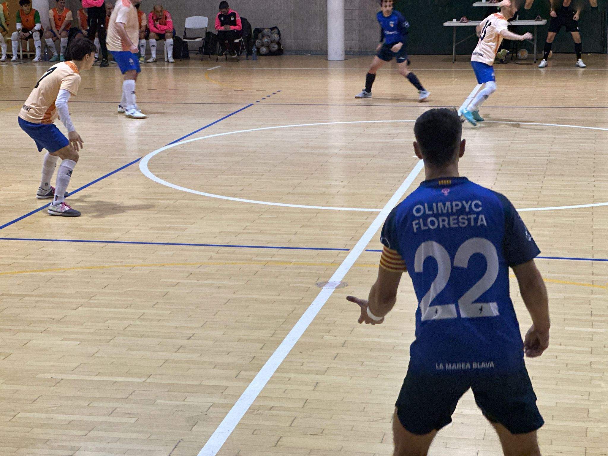 L'Olympic Floresta FS. FOTO: Lluna Fabregat