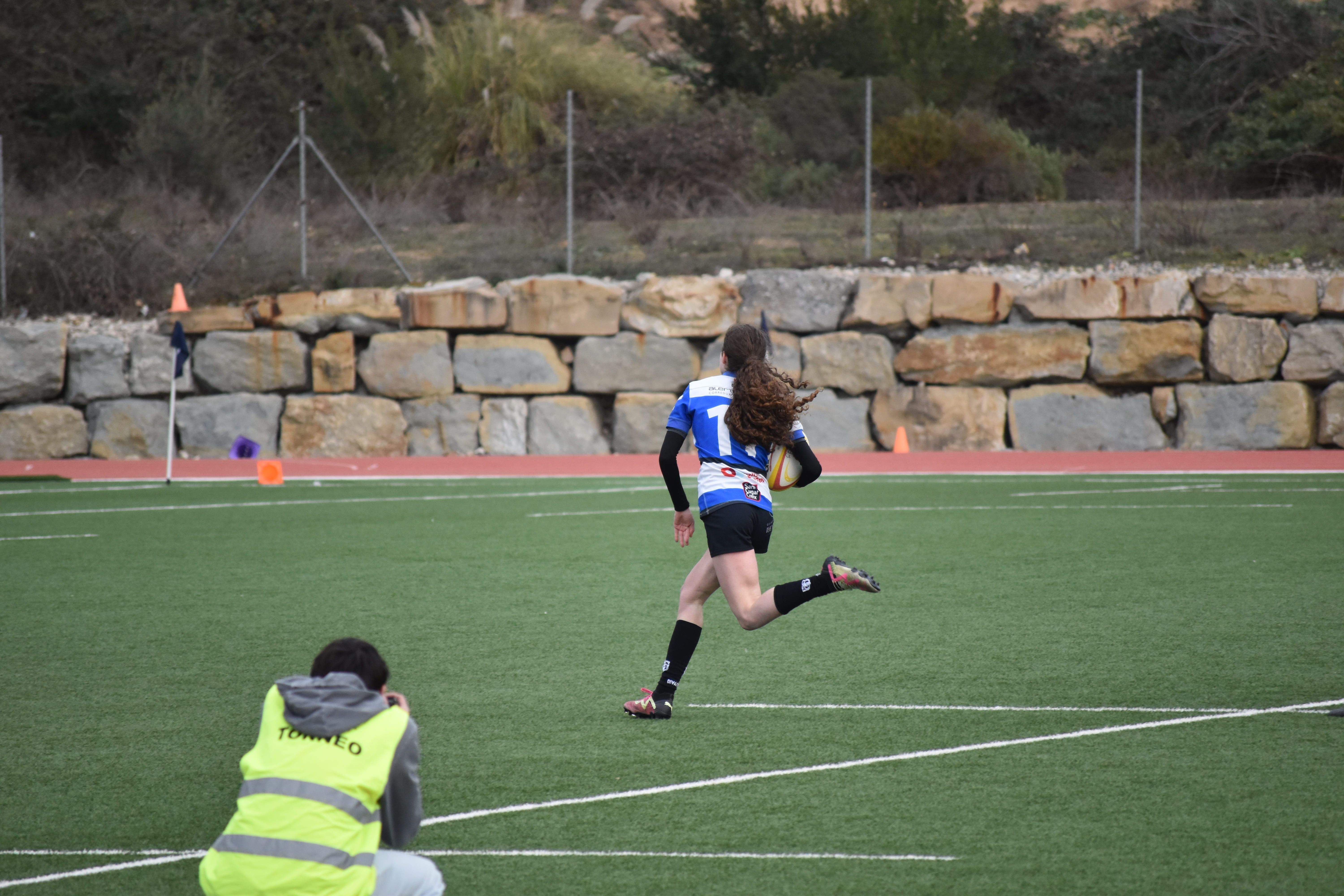 Mireia Garcia, del Club de Rugby Sant Cugat. FOTO: Lluna Fabregat