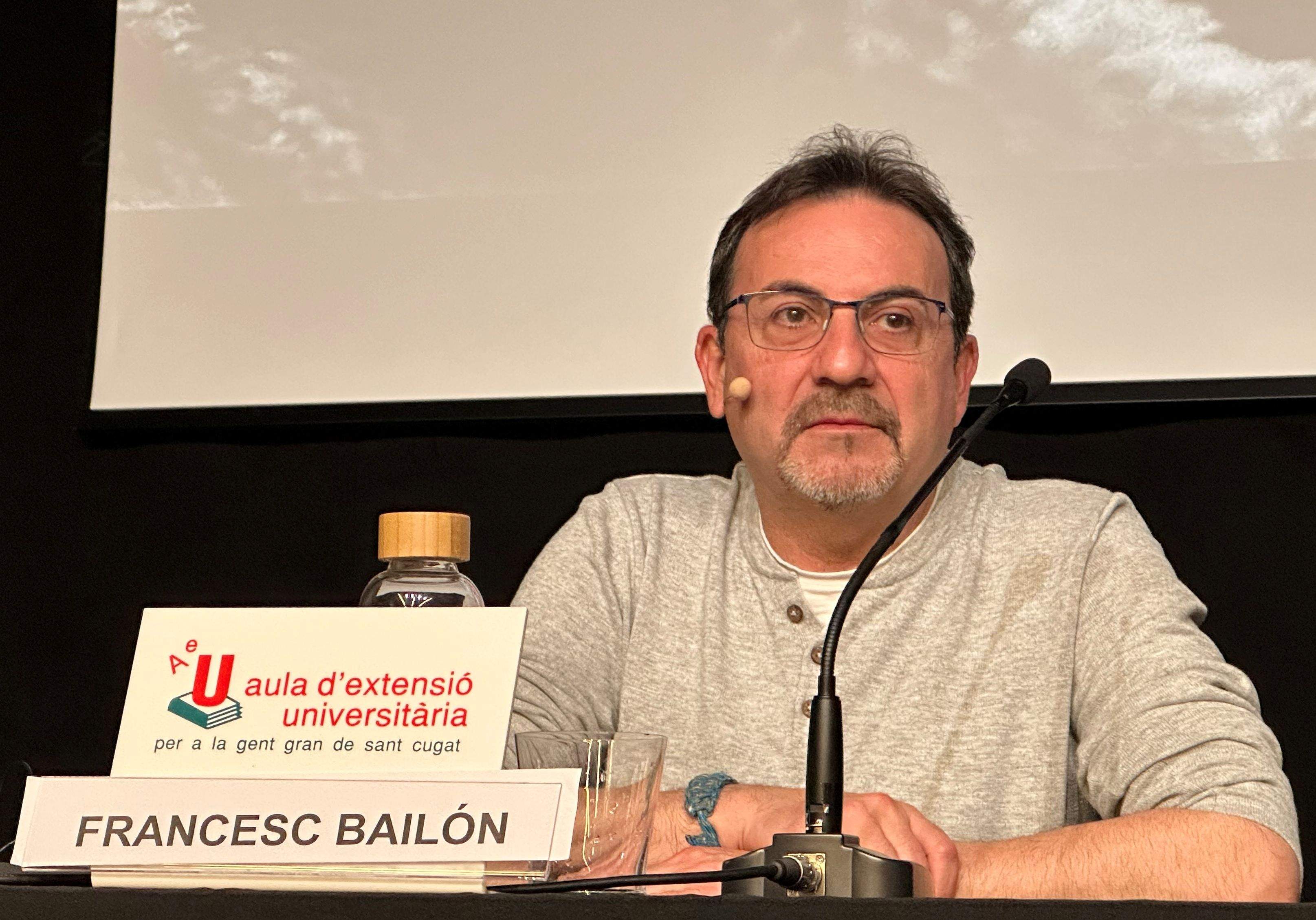 Francesc Bailón. FOTO: Aula d’Extensió Universitària
