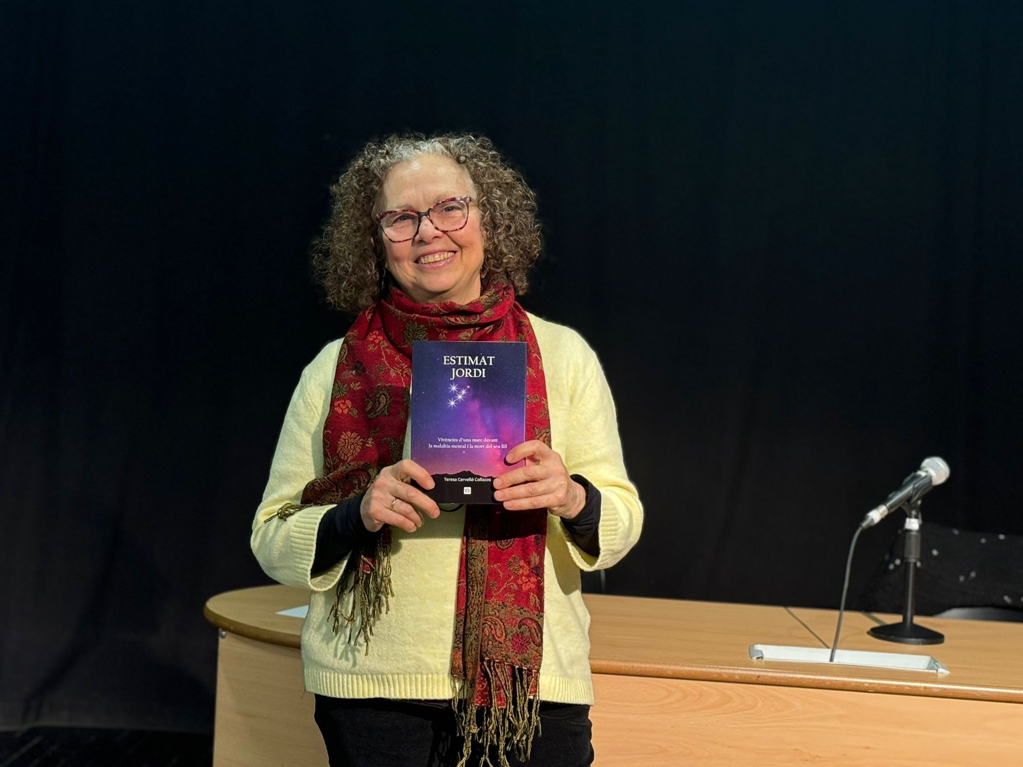 Teresa Cervelló, autora del llibre 'Estimat Jordi. Vivències d'una mare davant la malaltia mental i la mort del seu fill'. FOTO: TOT Sant Cugat