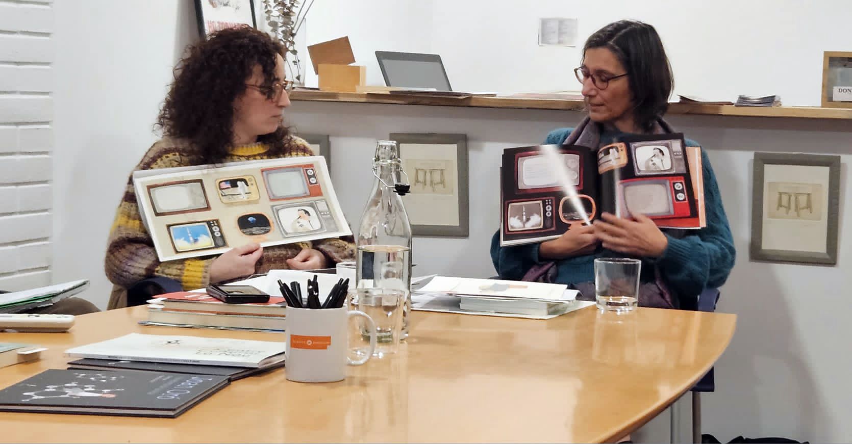 Xerrada sobre Joan Oró. FOTO: Òmnium Sant Cugat