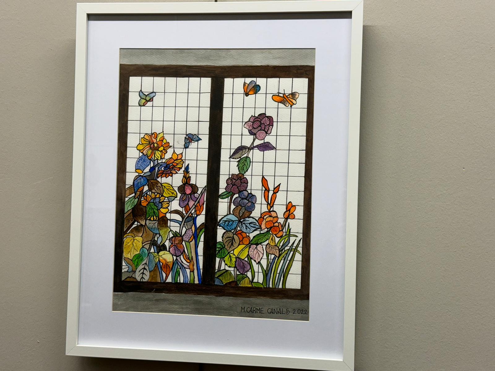 Pintura de Maria Carme Canals. FOTO: TOT Sant Cugat