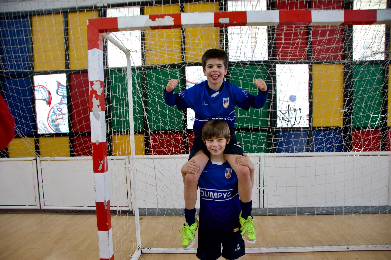 Roger Angel i Jan Aguirre competiran amb la selecció catalana de futbol sala. FOTO: Cedida