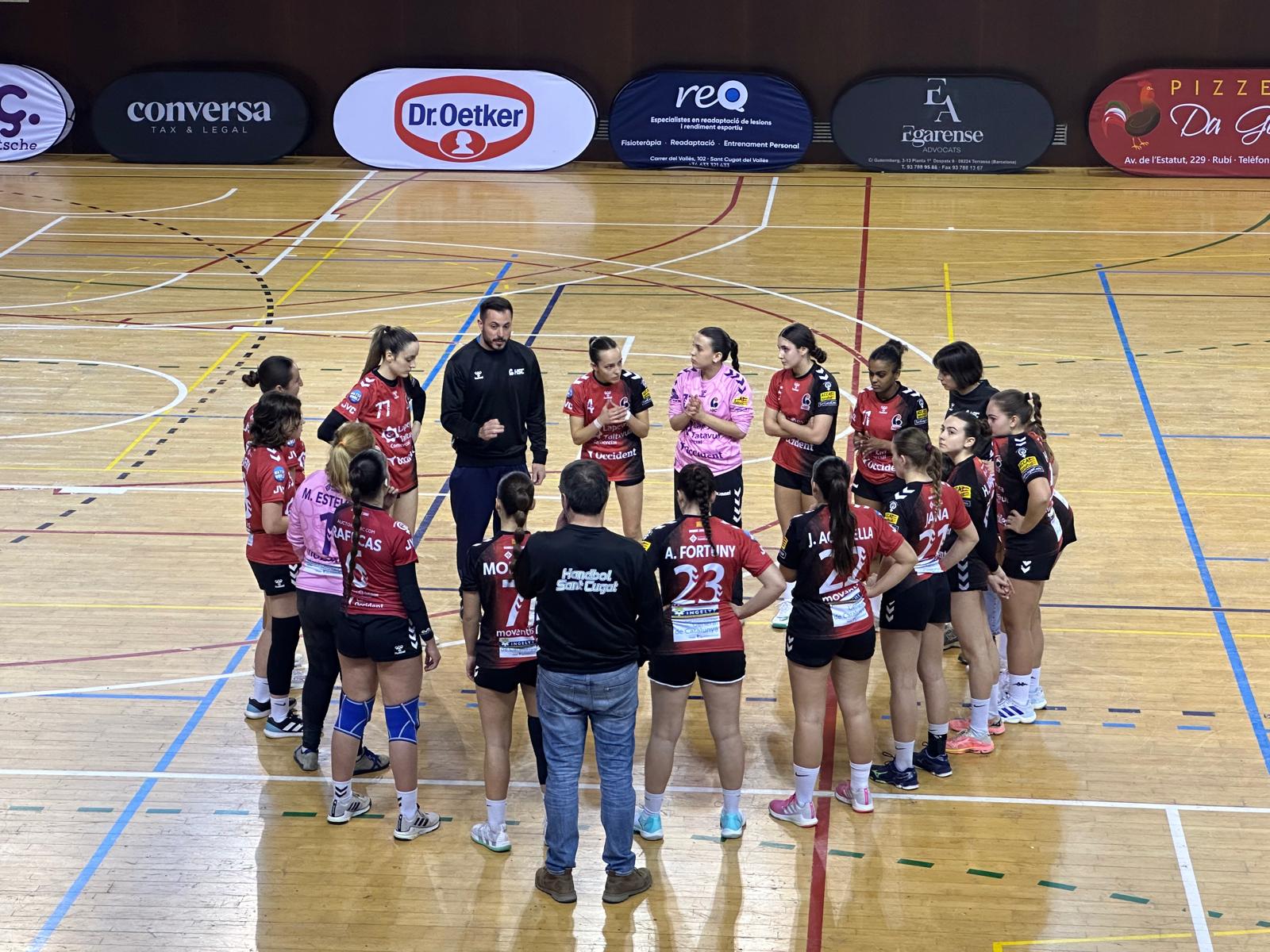 Club Handbol Sant Cugat Senior Femení. FOTO: Lluna Fabregat