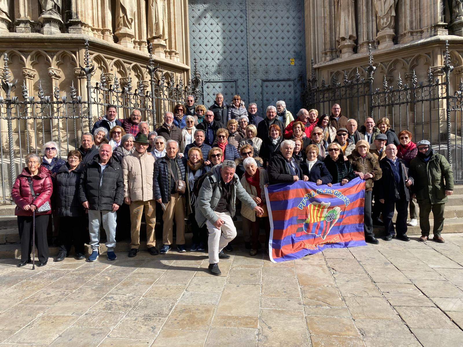Calçotada de la Penya Blaugrana. FOTO: Penya Blaugrana Sant Cugat