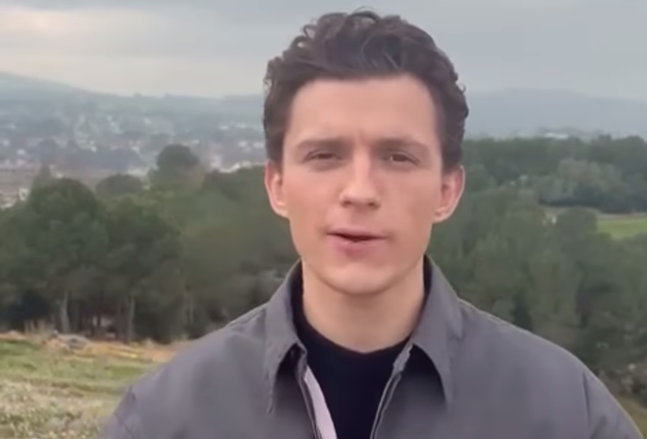 Tom Holland al parc de Turó de Can Mates a Sant Cugat FOTO: @tomholland2013