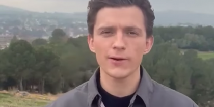 Tom Holland al parc de Turó de Can Mates a Sant Cugat FOTO: @tomholland2013