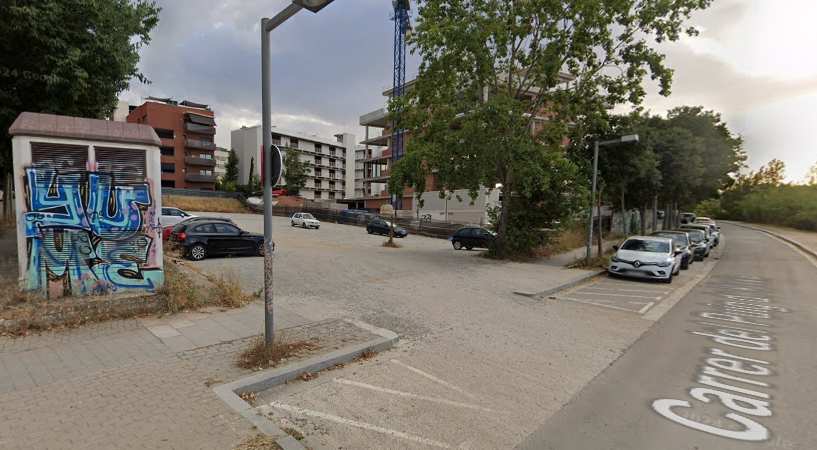 El terreny, a la cantonada entre Puig de Rimila i Colònia Torró FOTO: Google Maps