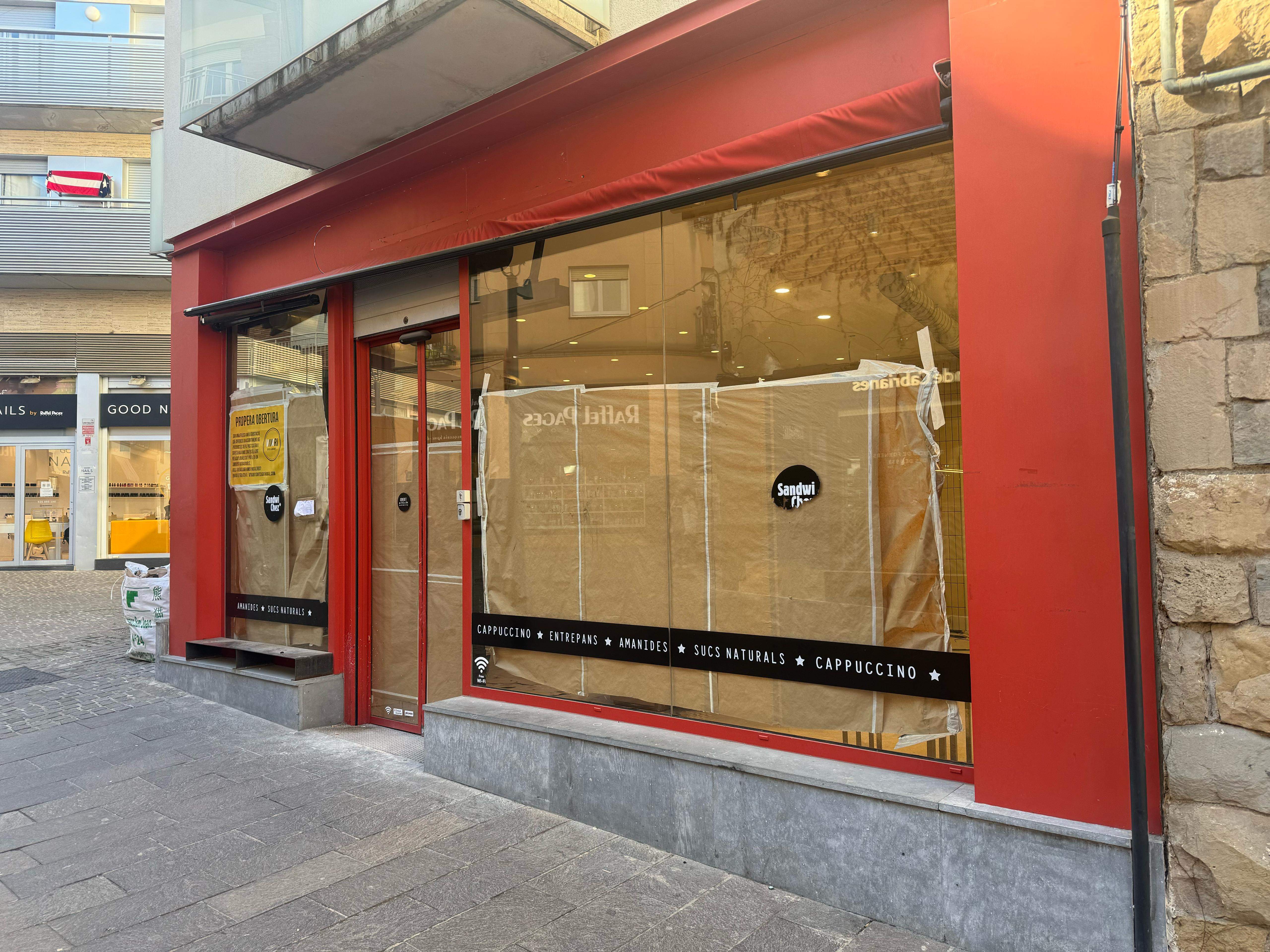 L'espai que ocuparà Vivari al carrer de Valldoreix FOTO: TOT