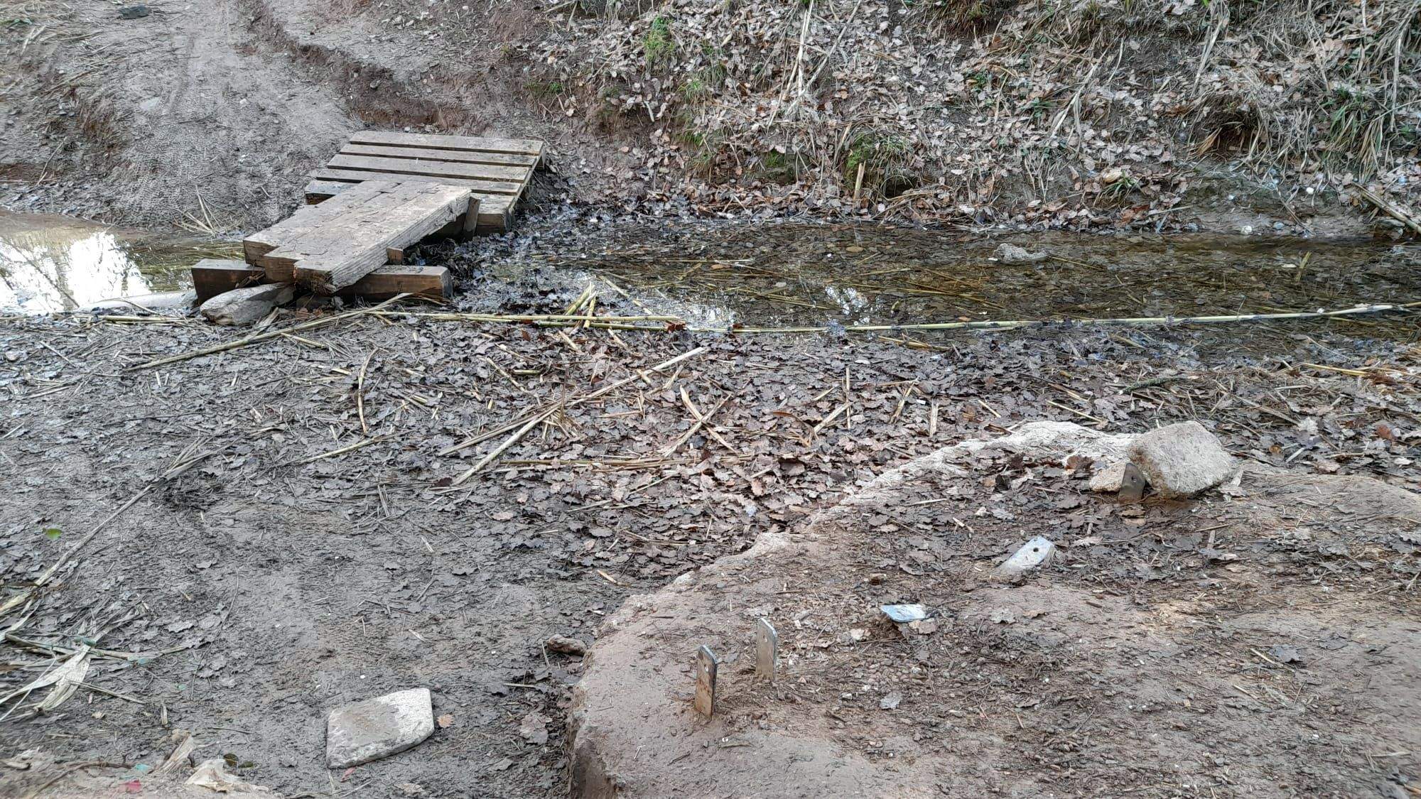 Mal estat de la riera. FOTO: Carlos Pedro Milà