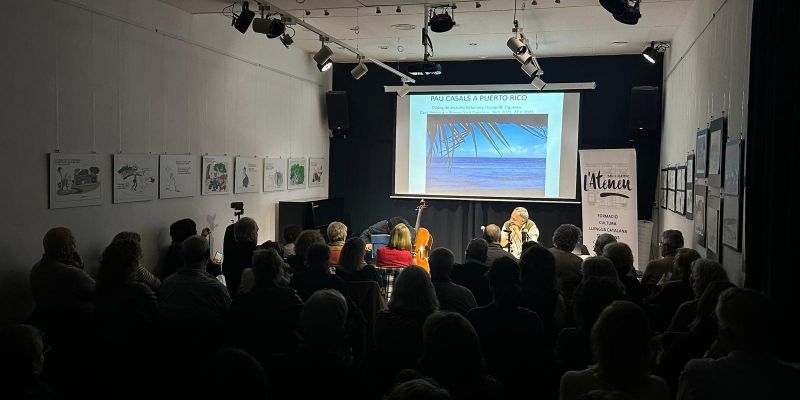  Conferència Pau Casals a Puerto Rico 1955-1973. FOTO: Lluna Fabregat