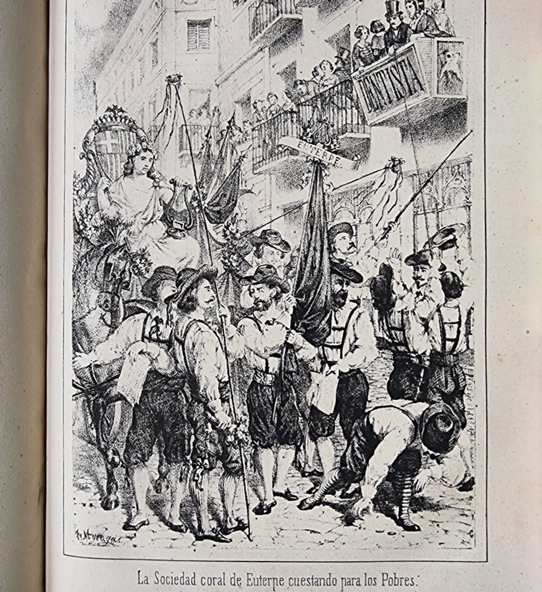 Litografia. Sociedad Coral Euterpe. FOTO: Societat Coral La Lira