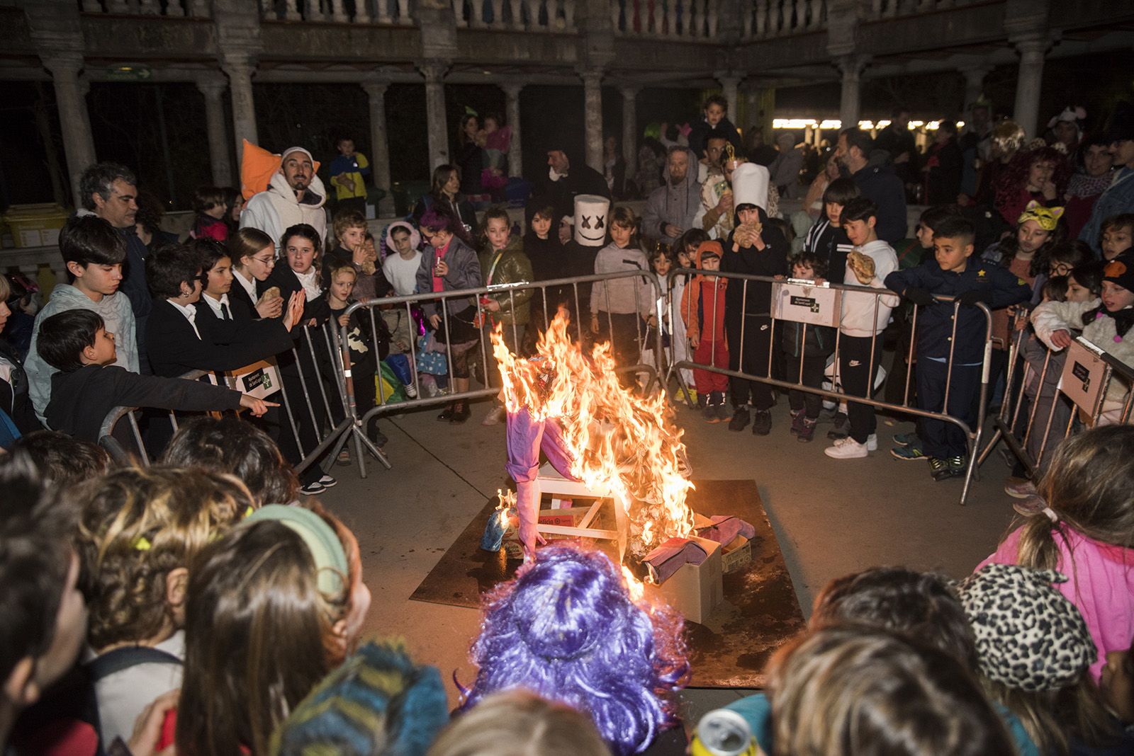 Crema del Carnestoltes de La Floresta. FOTO: Bernat Millet.