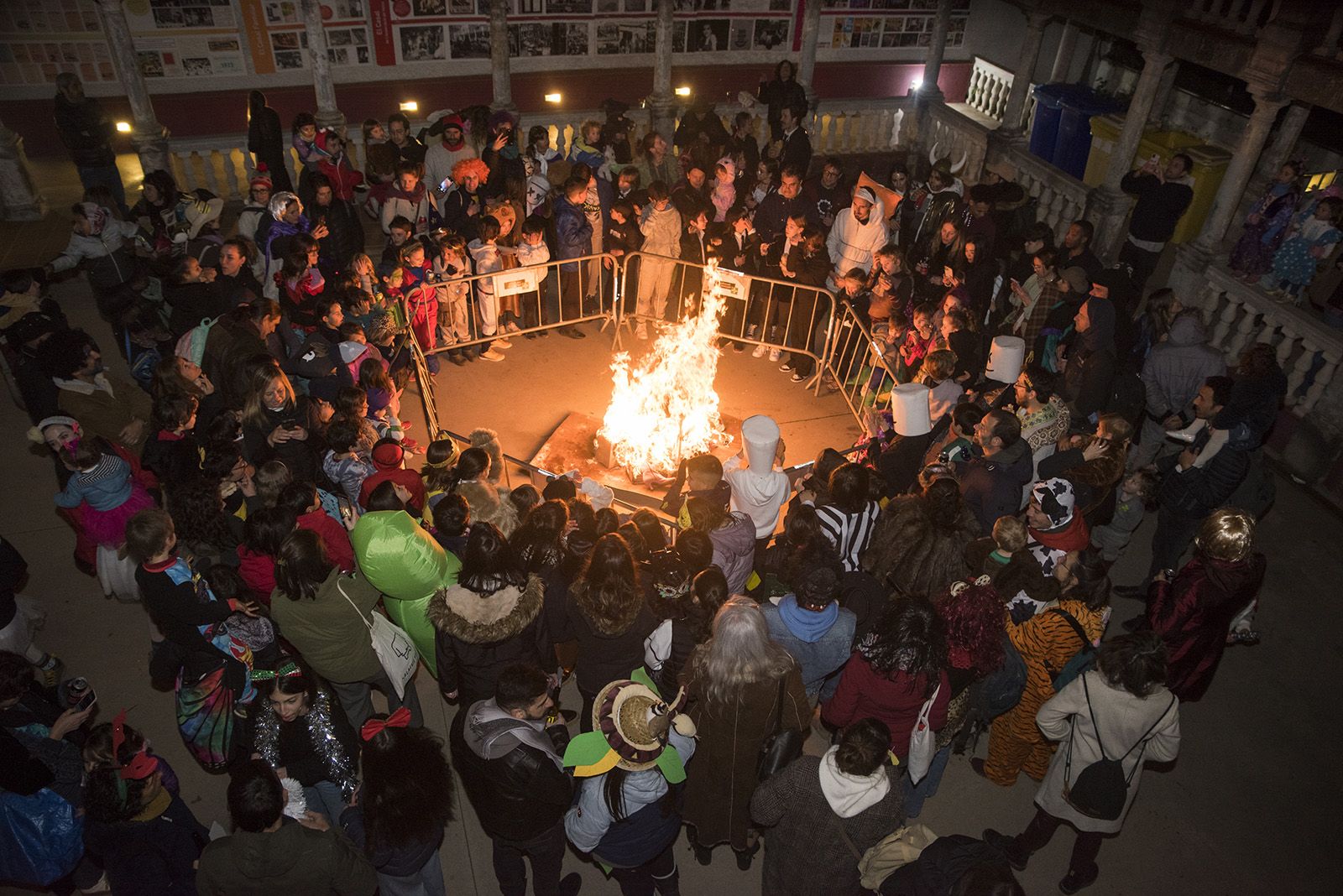 Crema del Carnestoltes de La Floresta. FOTO: Bernat Millet.