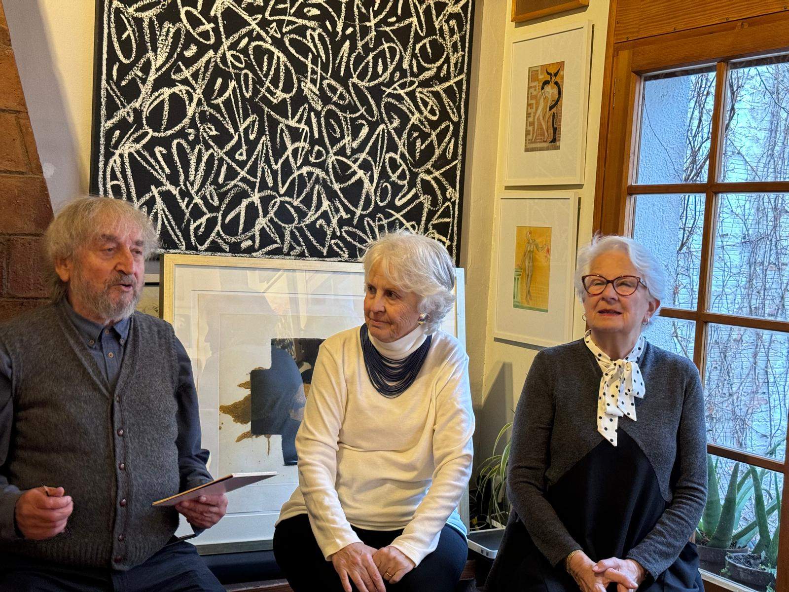 Josep Canals, Rosa Samaranch i Júlia Samaranch. FOTO: TOT Sant Cugat