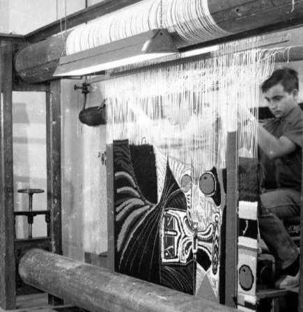 tapís Picasso per Royo i Busquets. FOTO: Cedida (Eduard Bros  Arxiu historic de Terrassa)