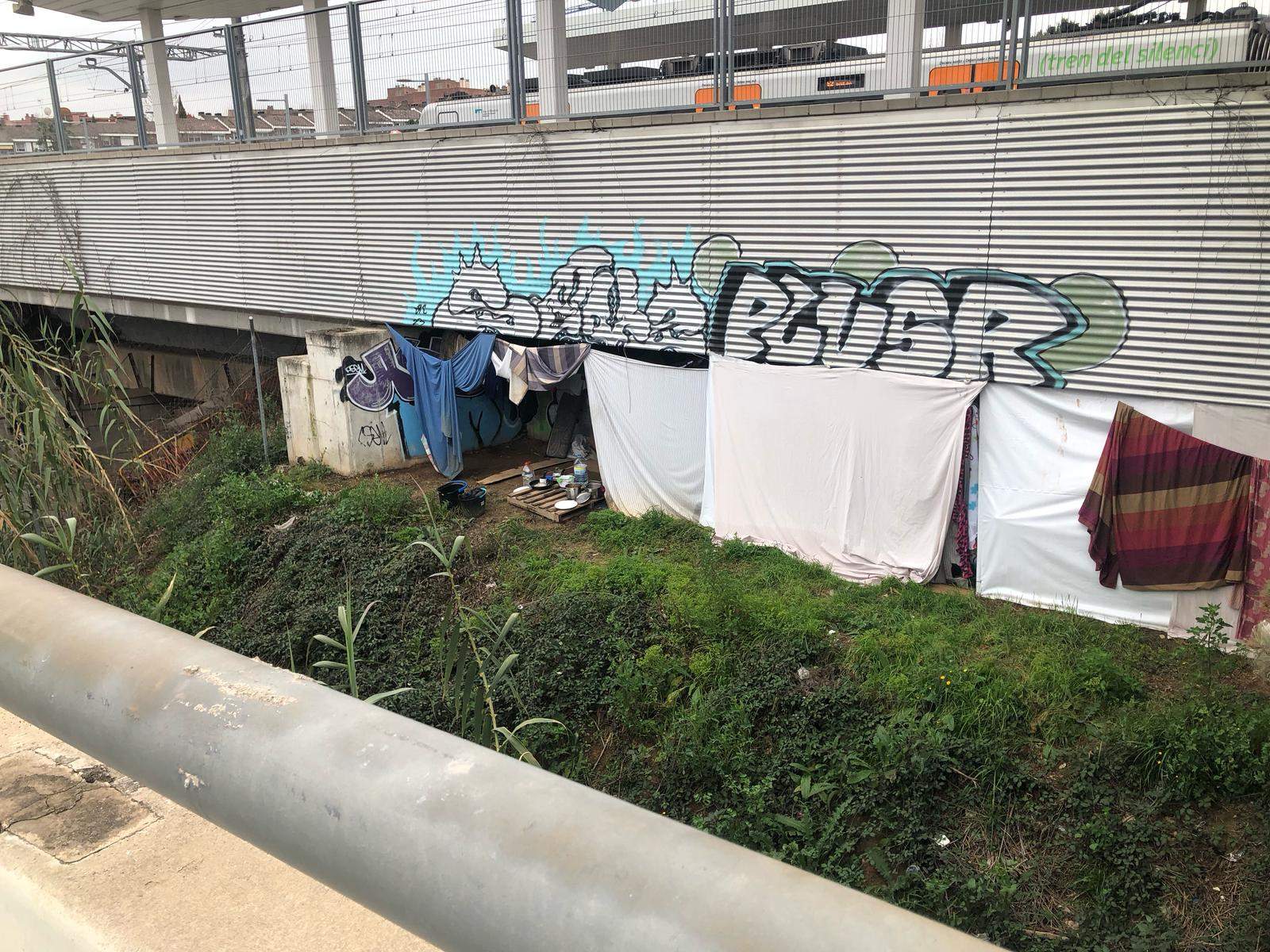 Barraques a l'Estació de Volpelleres. FOTO: Jose Luis Pesado